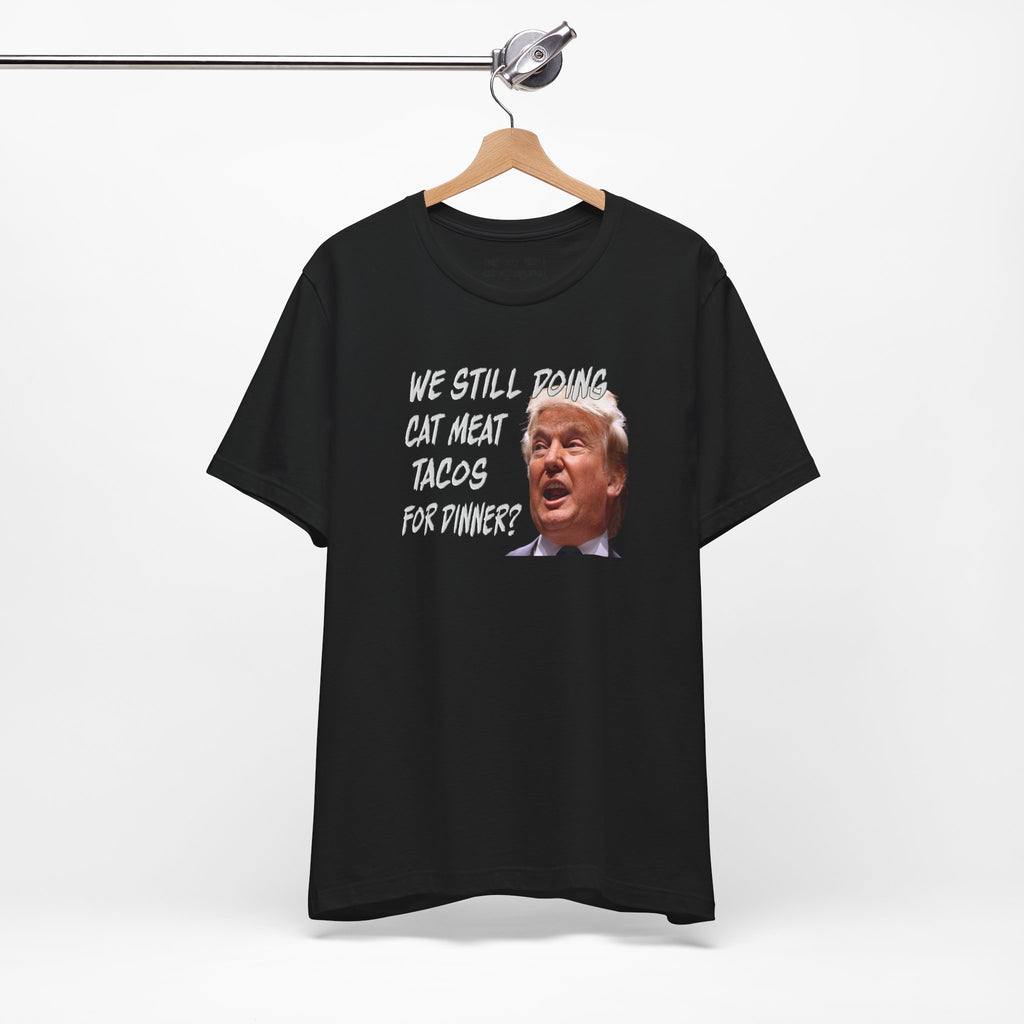 CAT MEAT TACOS T-shirts/black