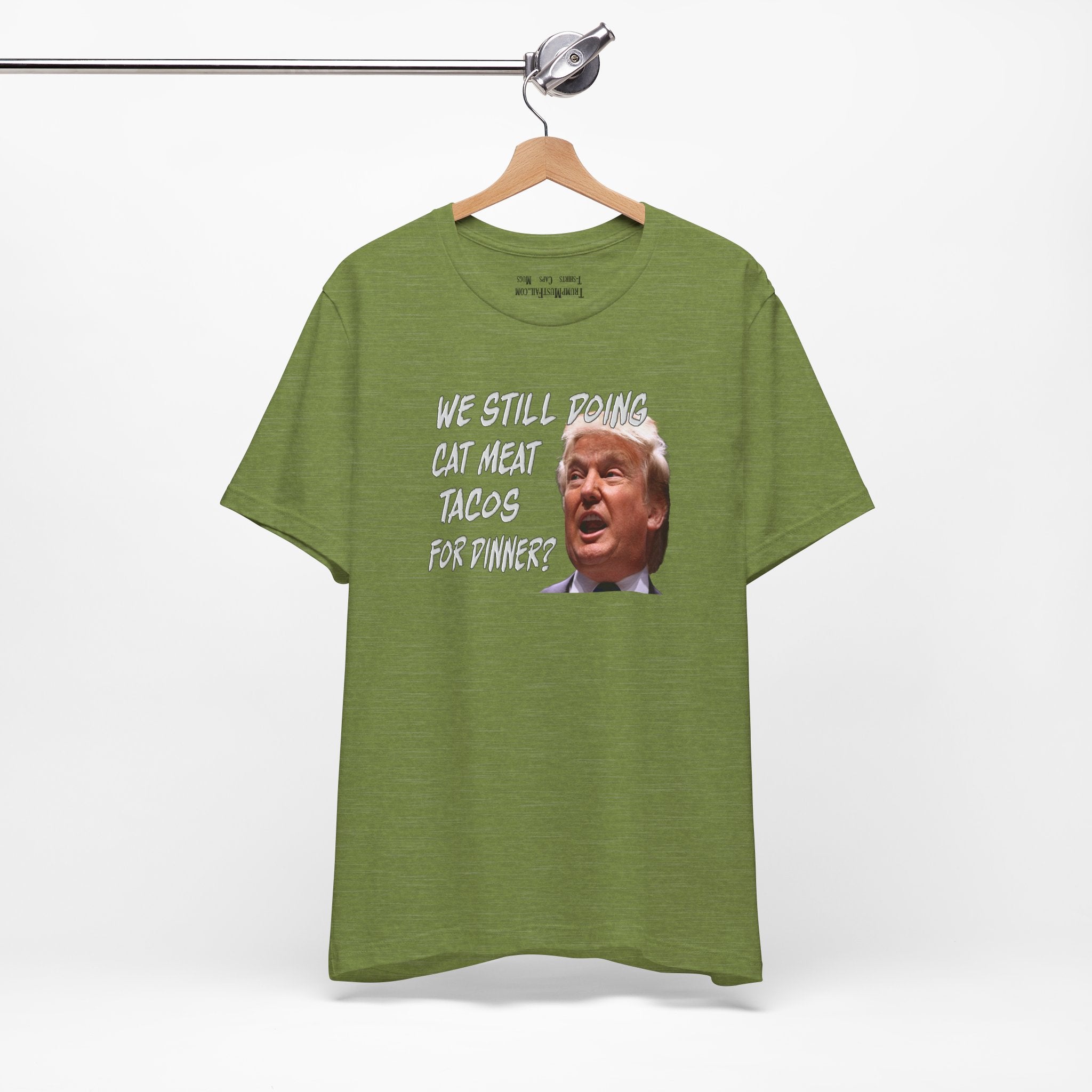CAT MEAT TACOS  T-shirts/heather_green