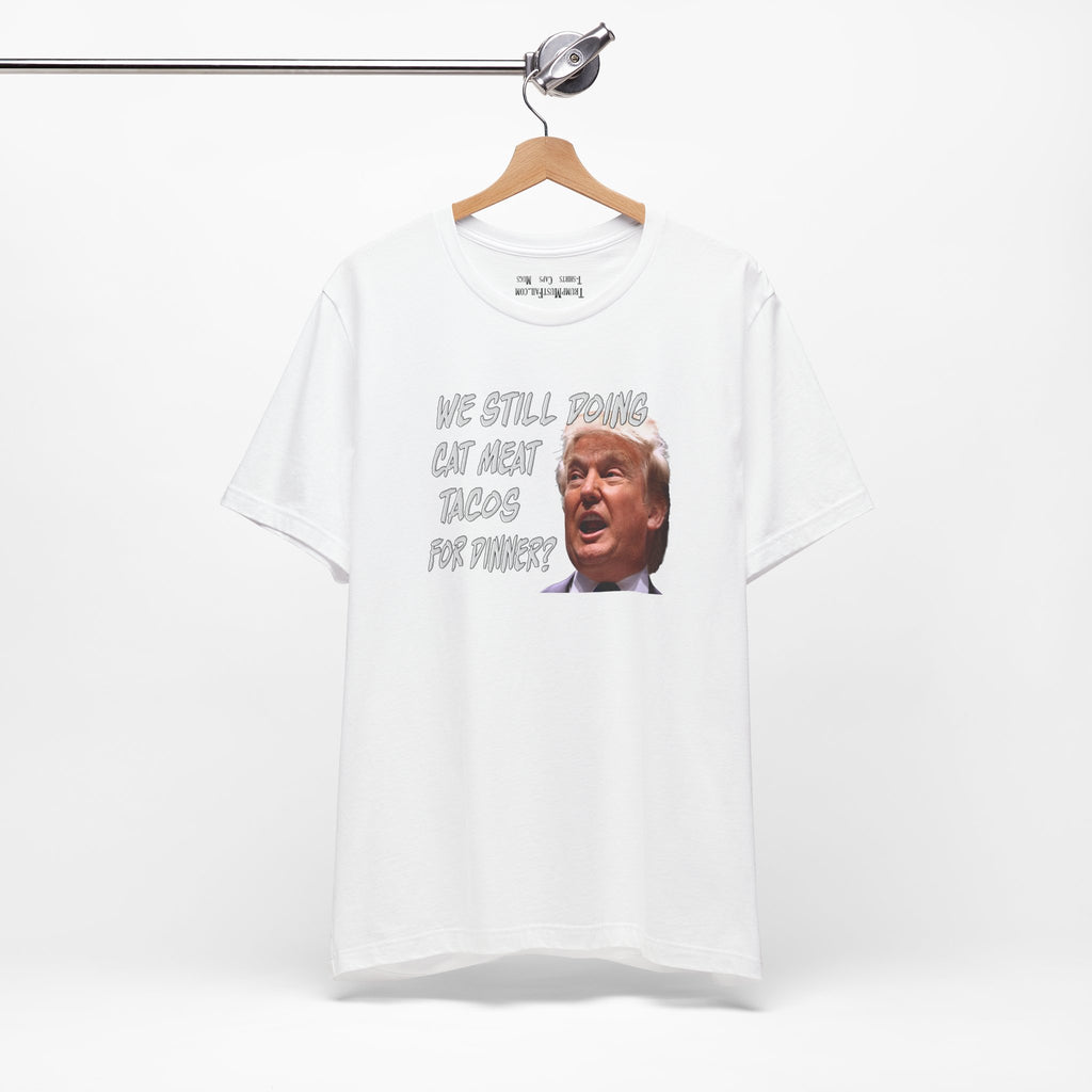 CAT MEAT TACOS T-shirt/white