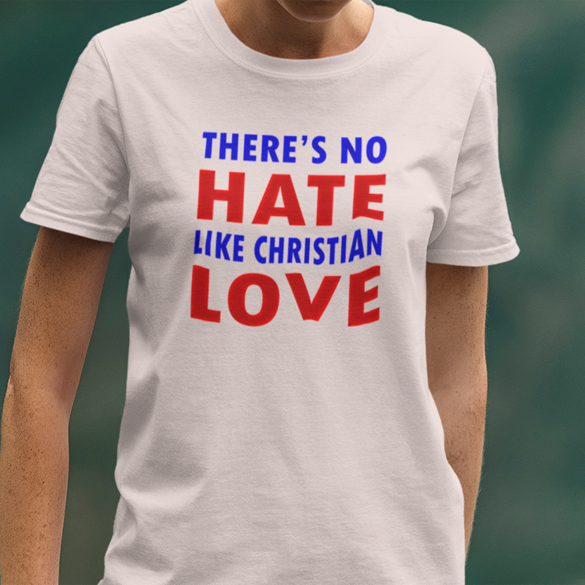 CHRISTIAN LOVE T-shirt/soft pink