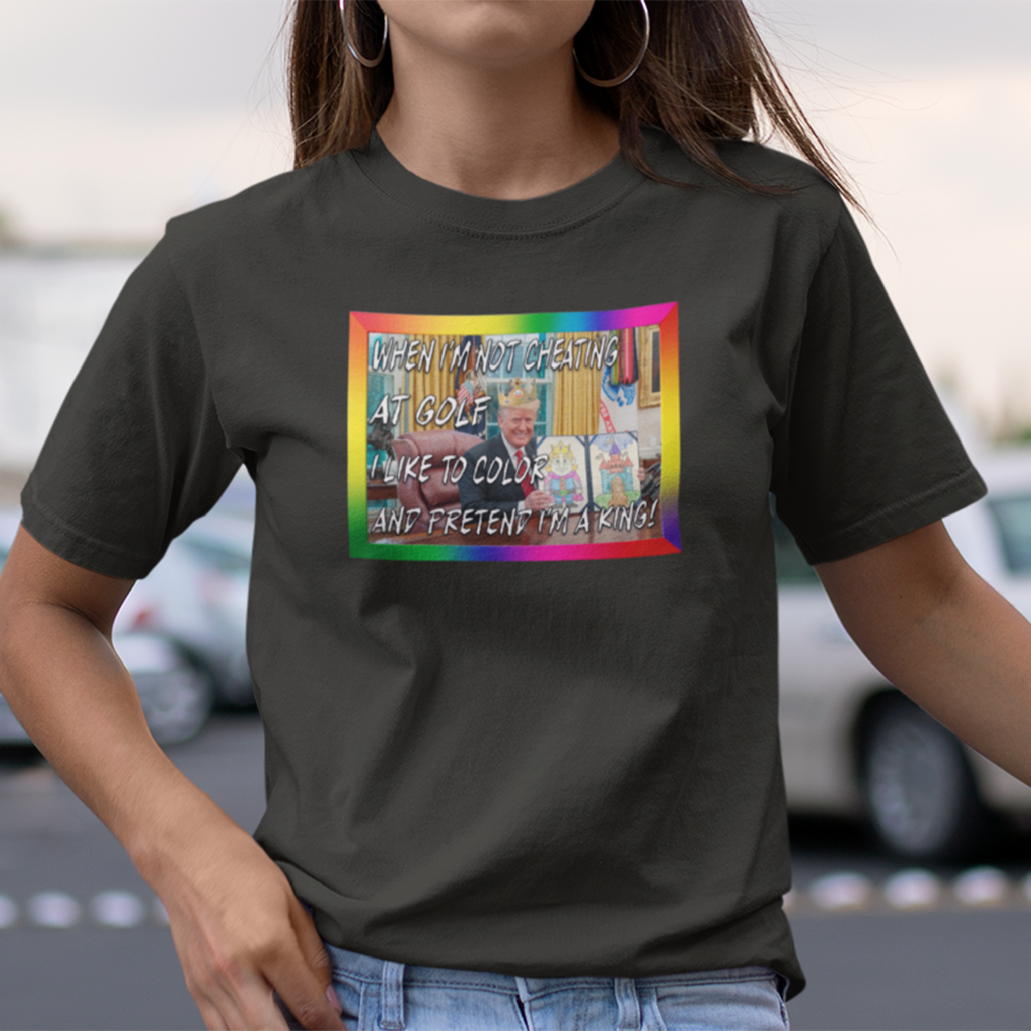 COLORING BOOK KING T-shirt/black