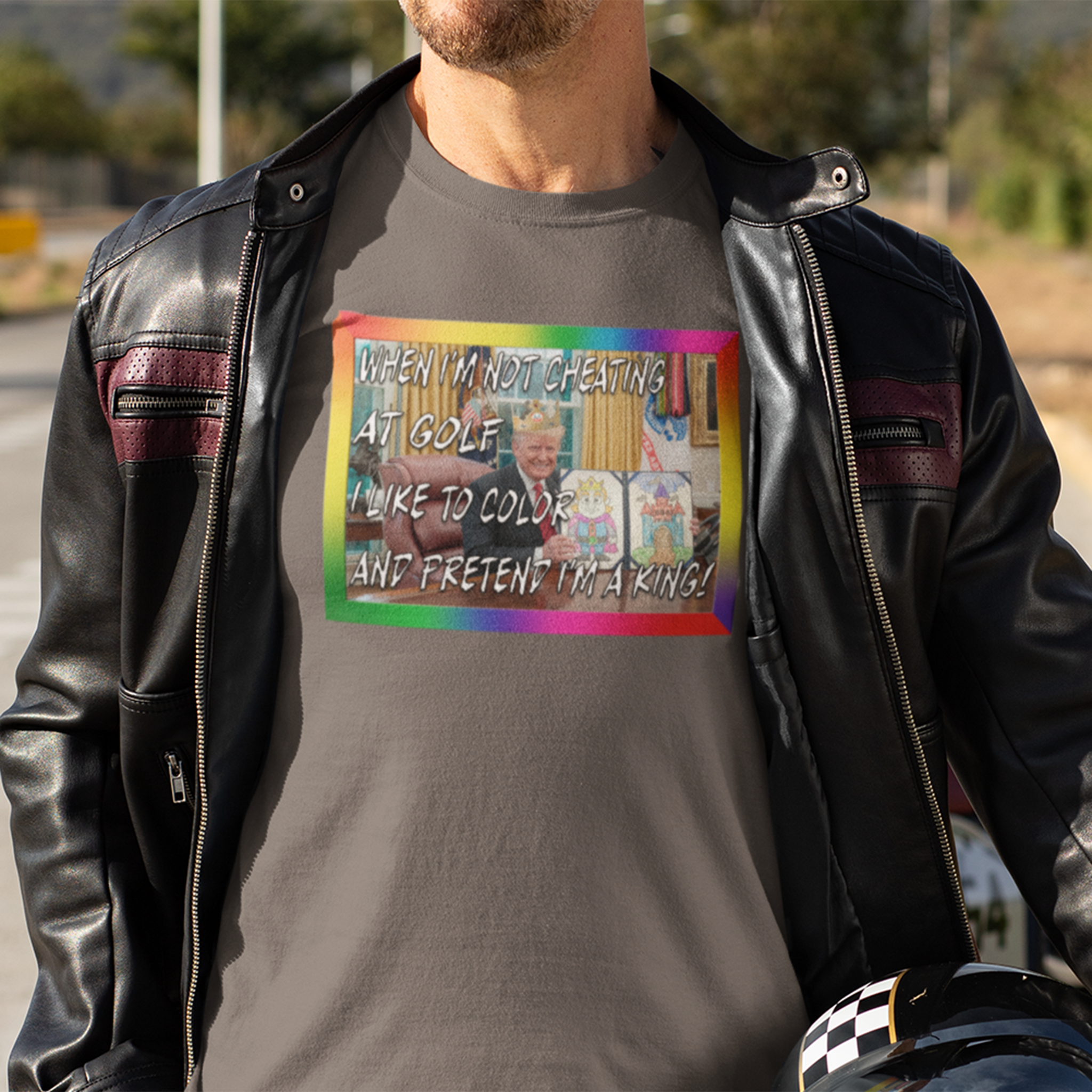 COLORING BOOK KING T-shirt/brown