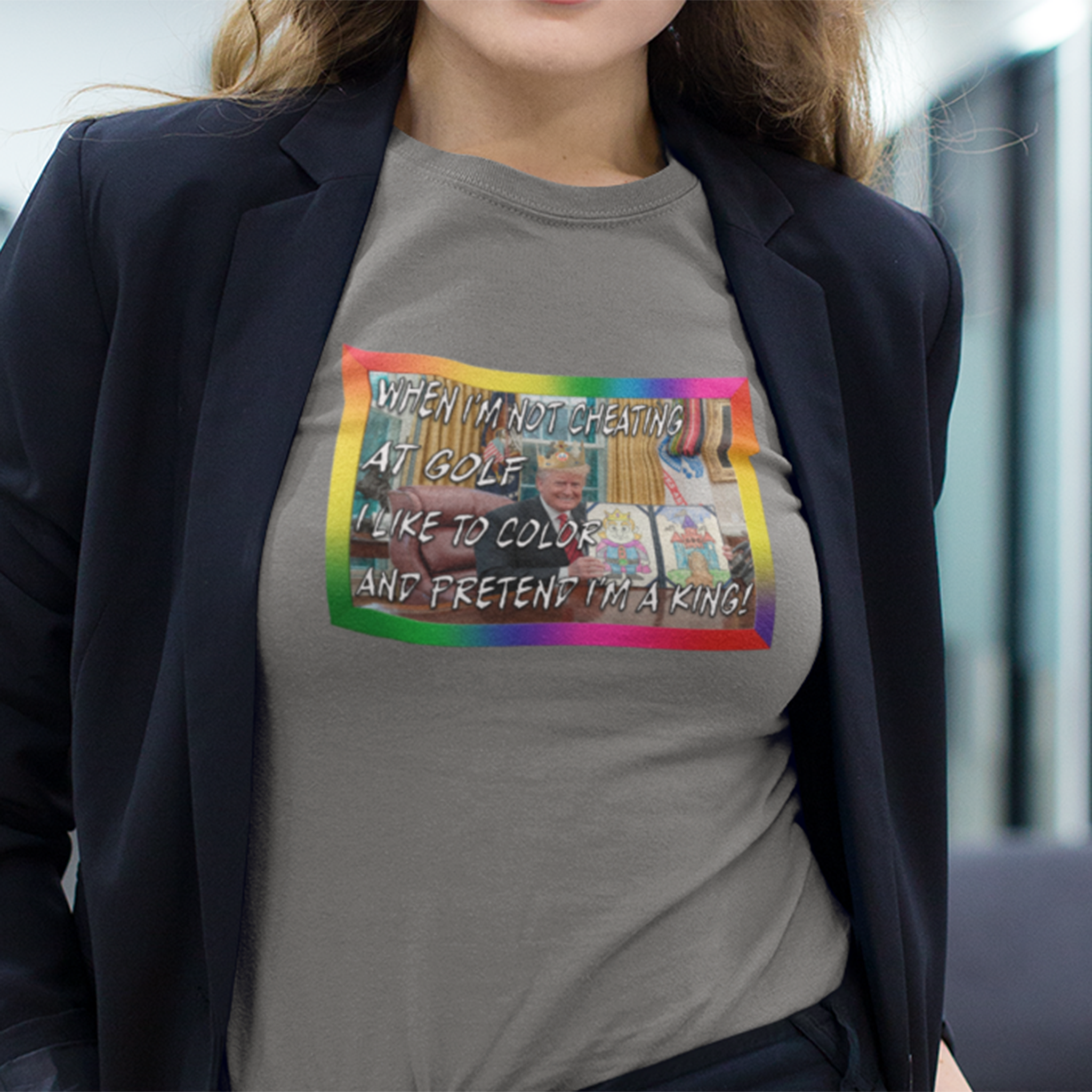 COLORING BOOK KING T-shirt/deep heather