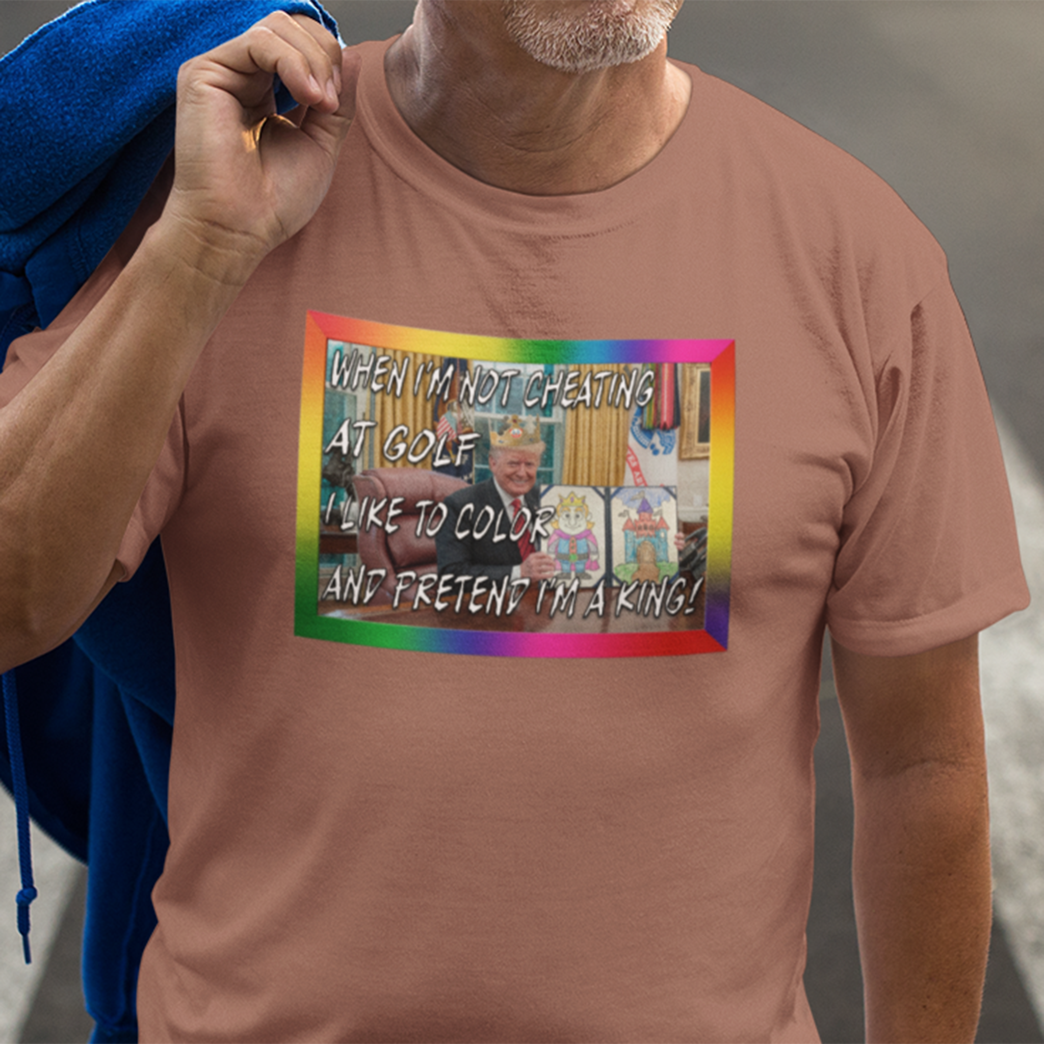 COLORING BOOK KING T-shirt/heather clay