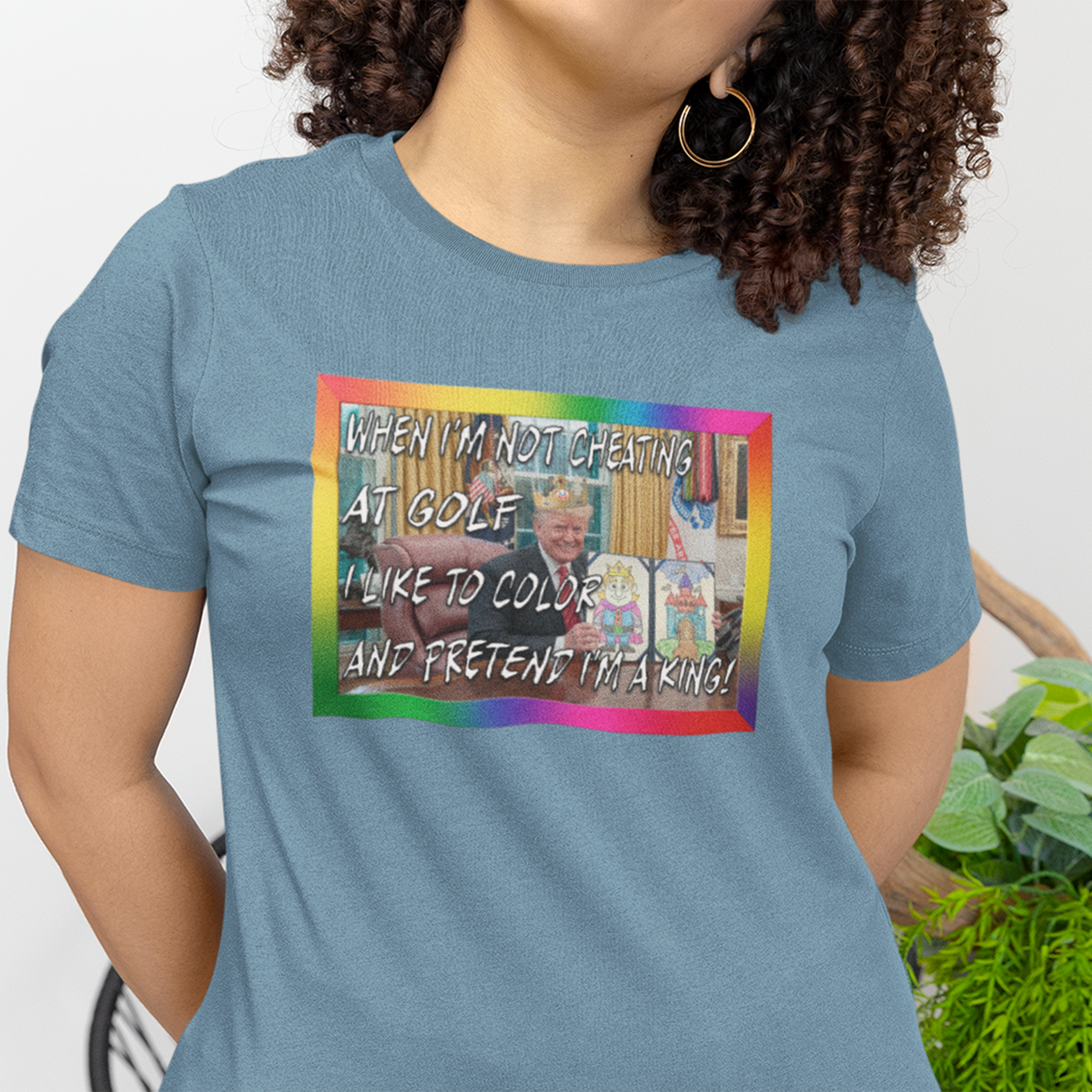 COLORING BOOK KING T-shirt/steel blue