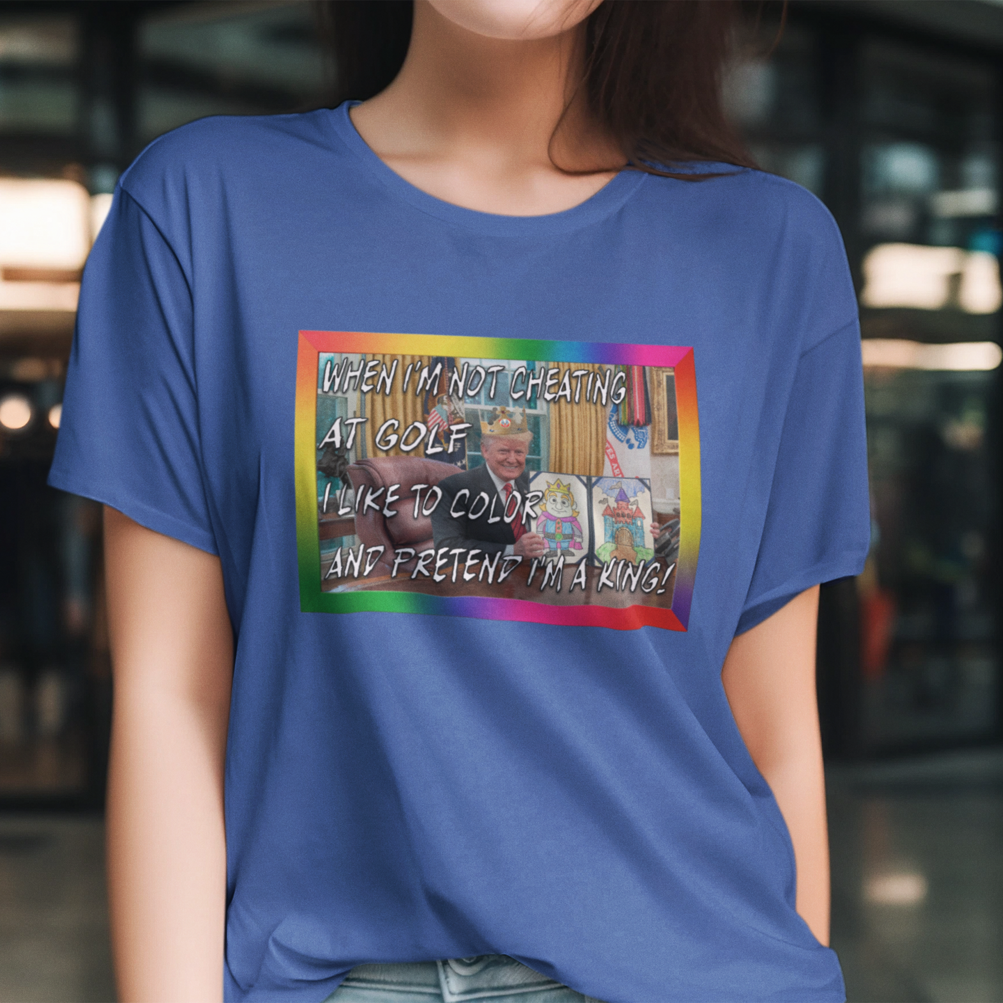 COLORING BOOK KING T-shirt/true royal