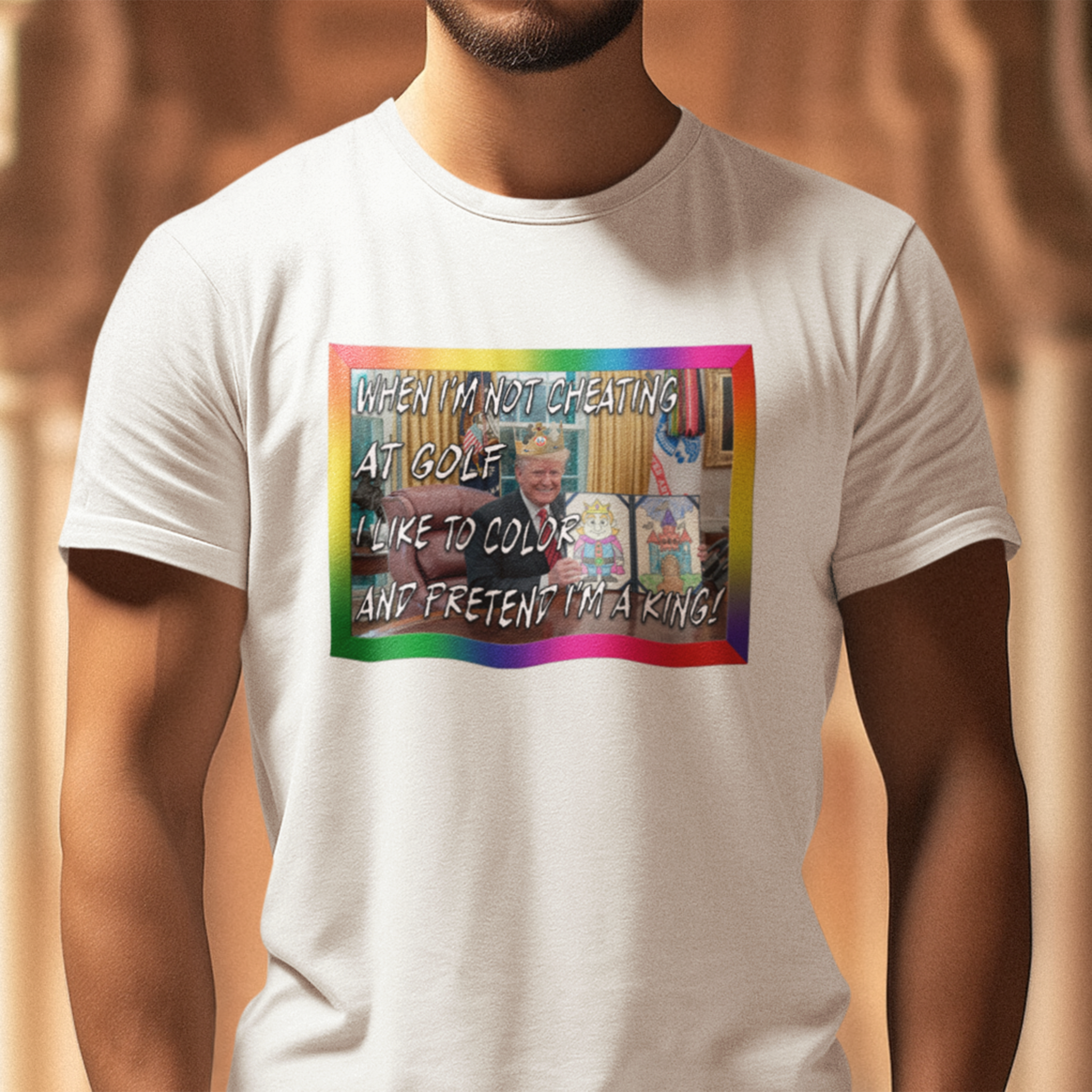 COLORING BOOK KING T-shirt/white