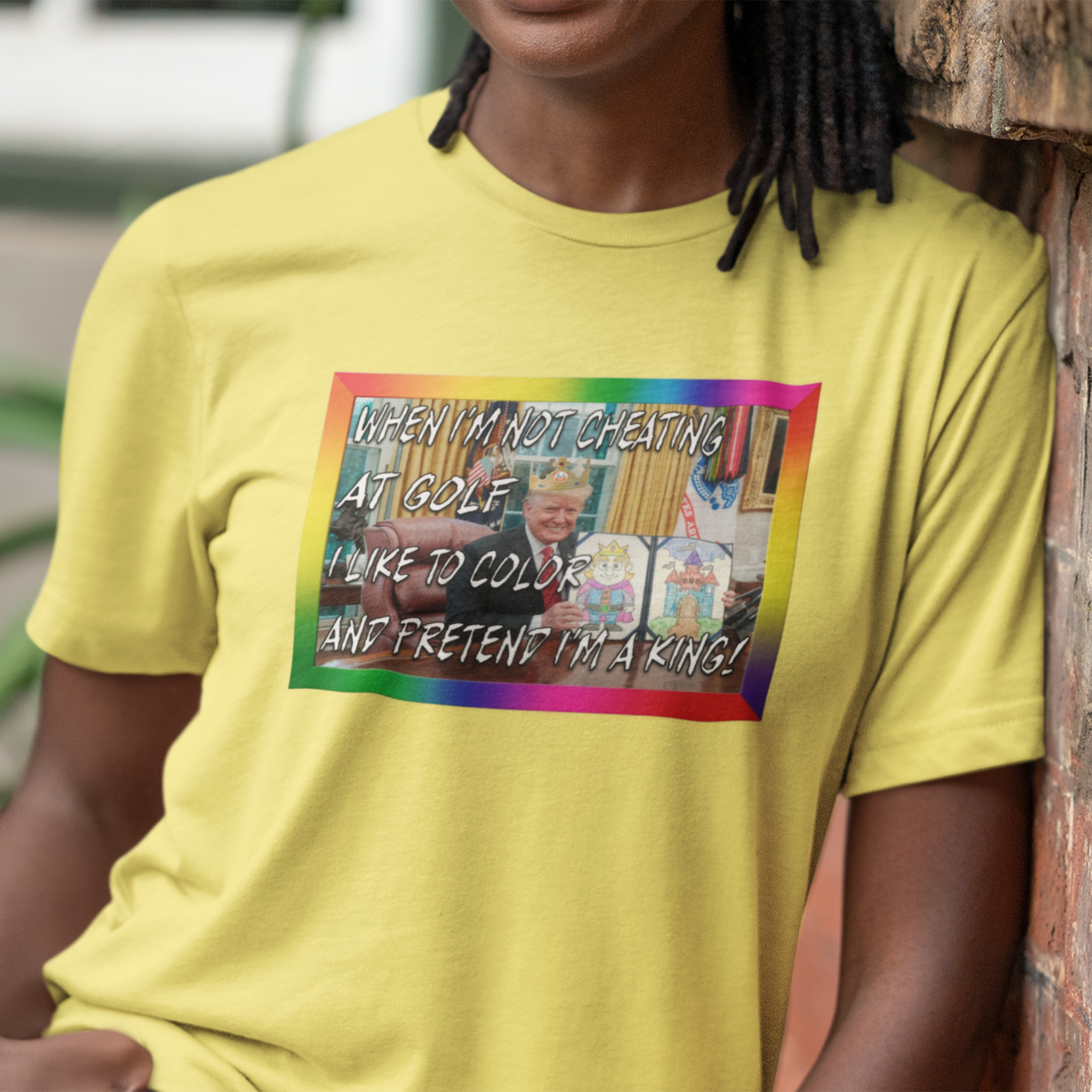 COLORING BOOK KING T-shirt/yellow 