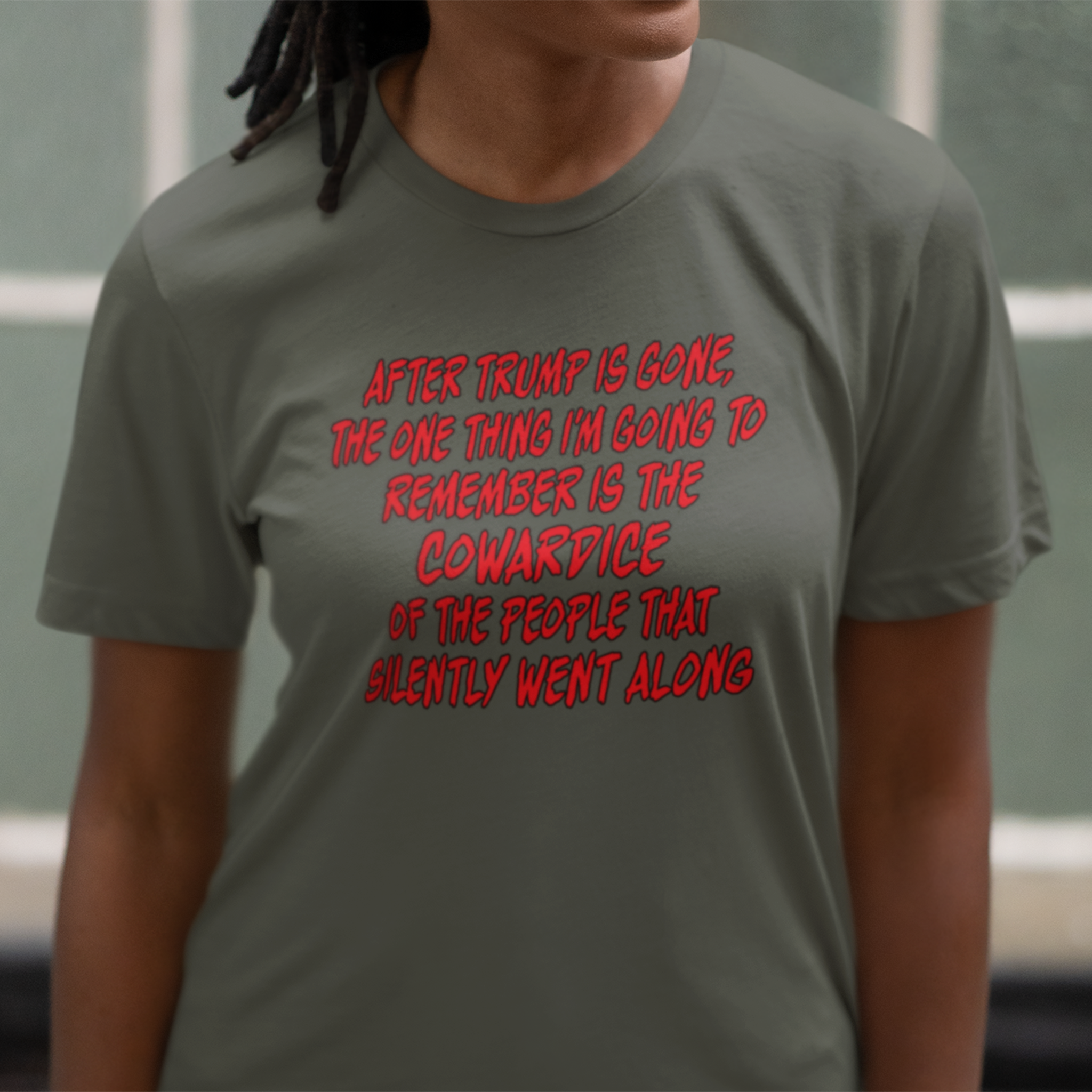 COWARDICE T-shirt/army