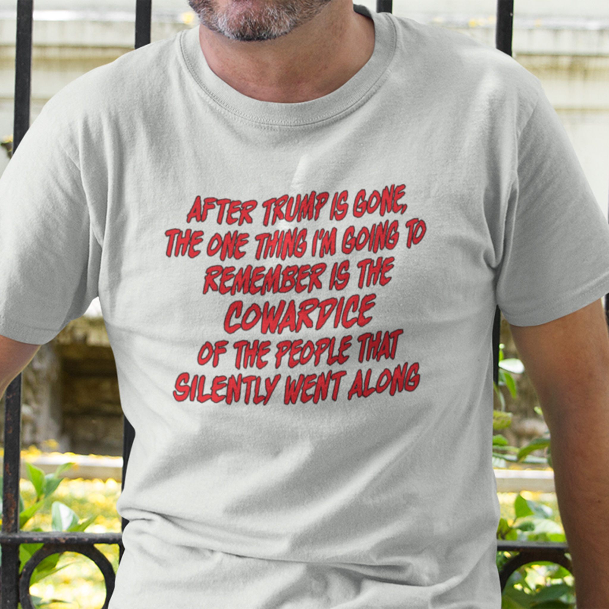 COWARDICE T-shirt/white