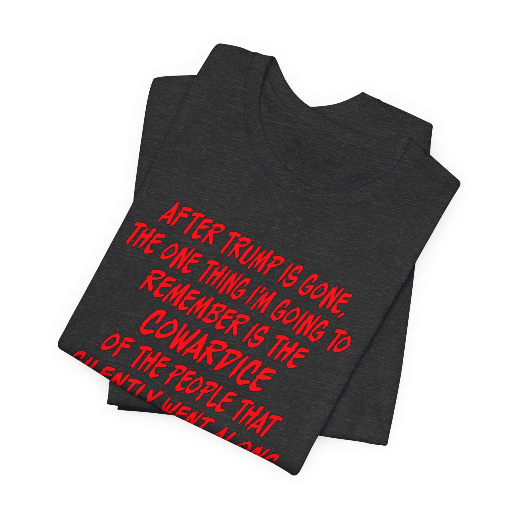 COWARDICE T-shirt/dark grey heather