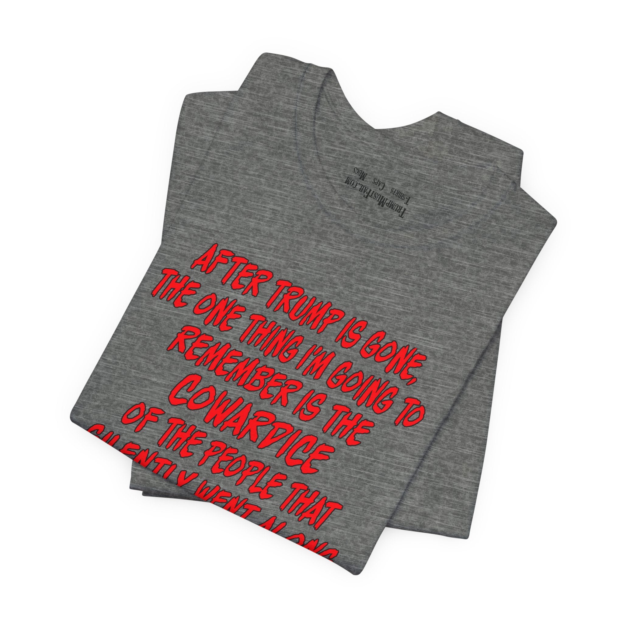 COWARDICE T-shirt/Deep Heather