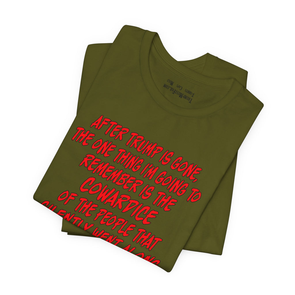 COWARDICE T-shirt/olive