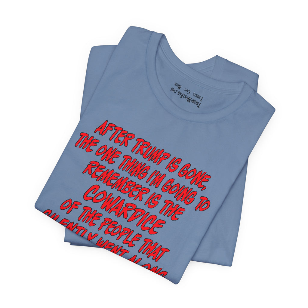 COWARDICE T-shirt/steel blue