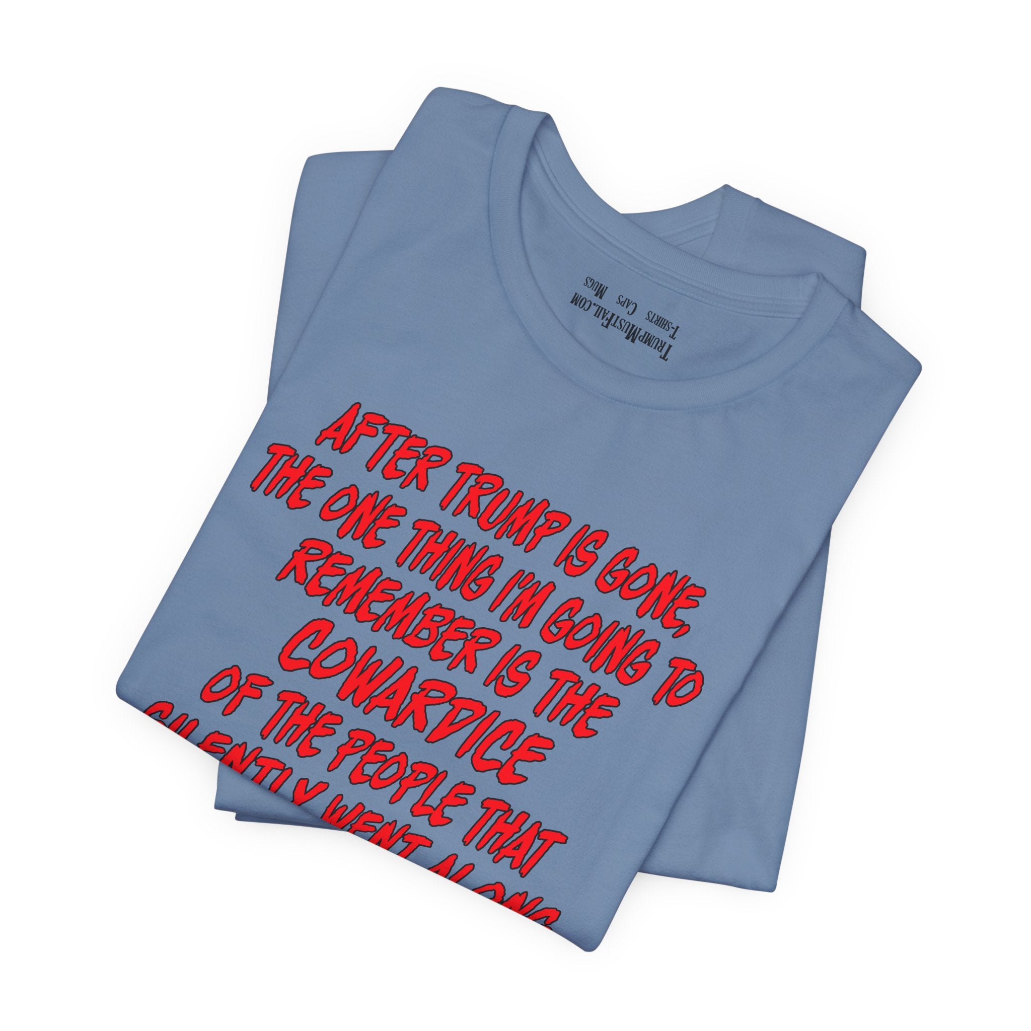 COWARDICE T-shirt/steel blue