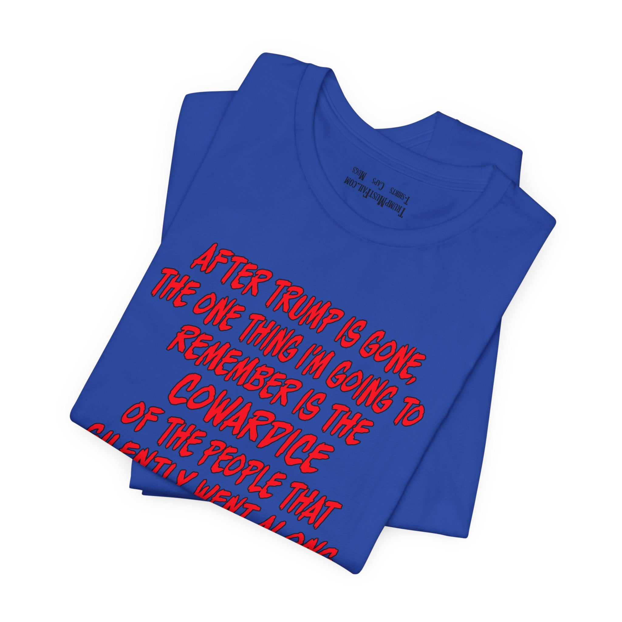 COWARDICE T-shirt/true royal