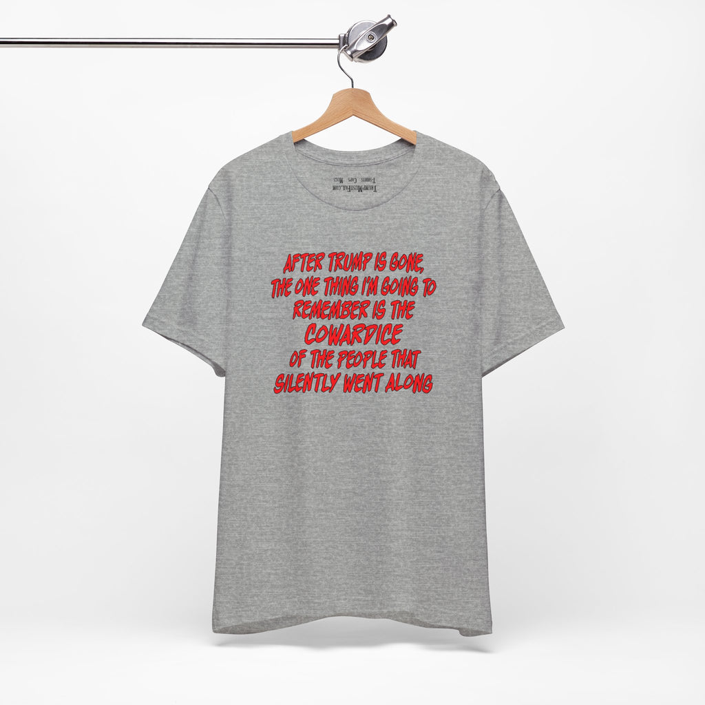 COWARDICE T-shirt/athletic heather