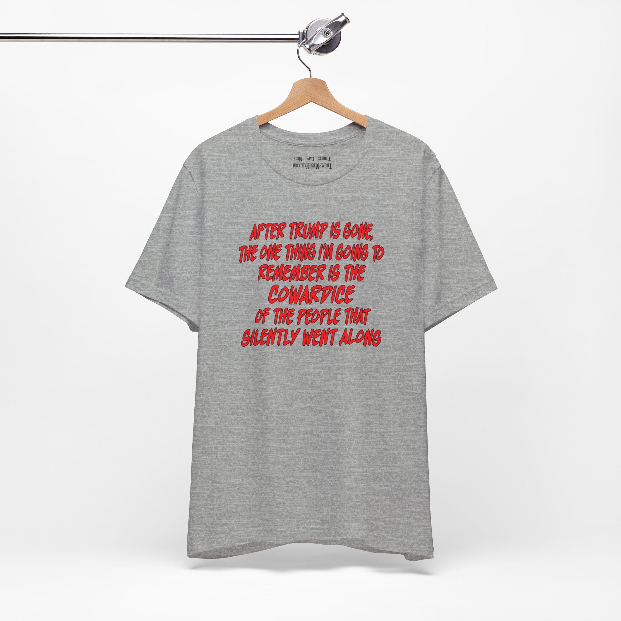 COWARDICE T-shirt/athletic heather
