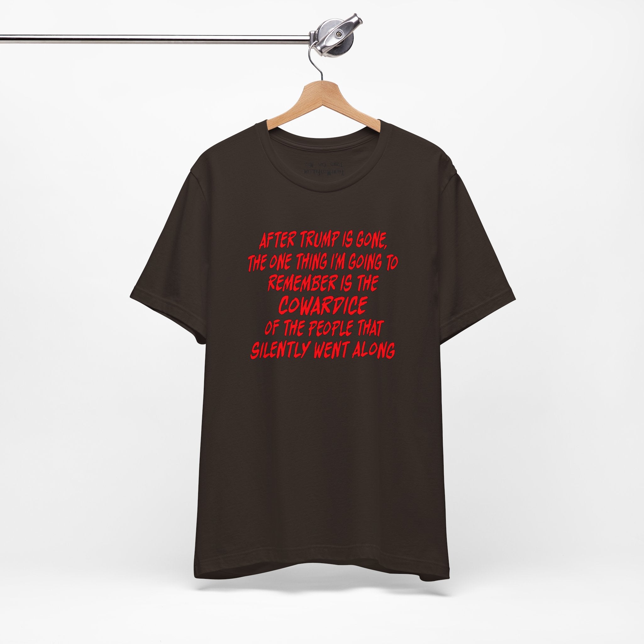 COWARDICE T-shirt/brown