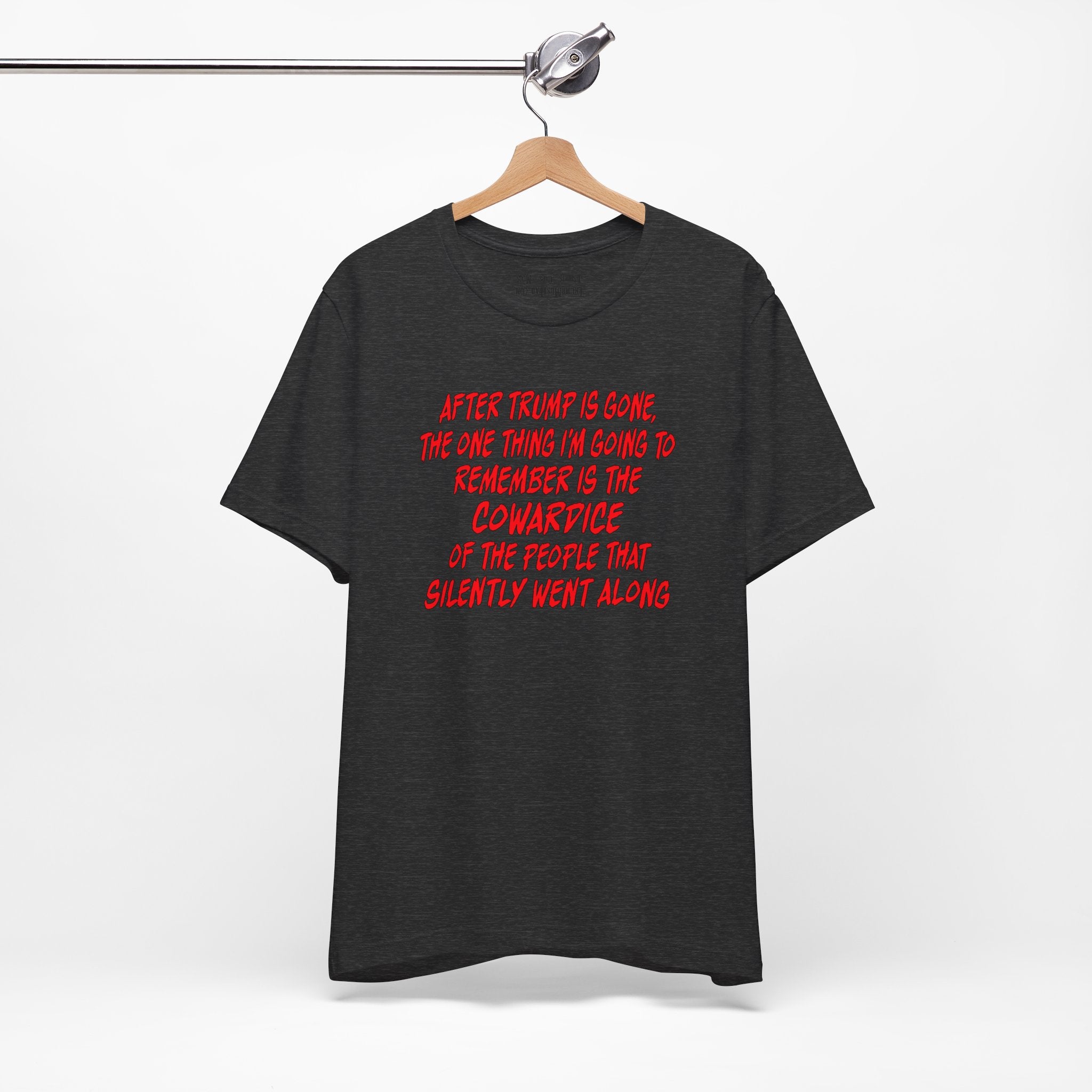 COWARDICE T-shirt/dark grey heather