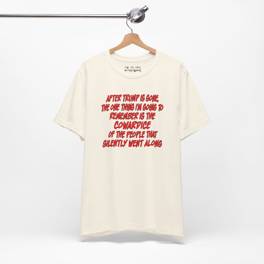 COWARDICE T-shirt/natural