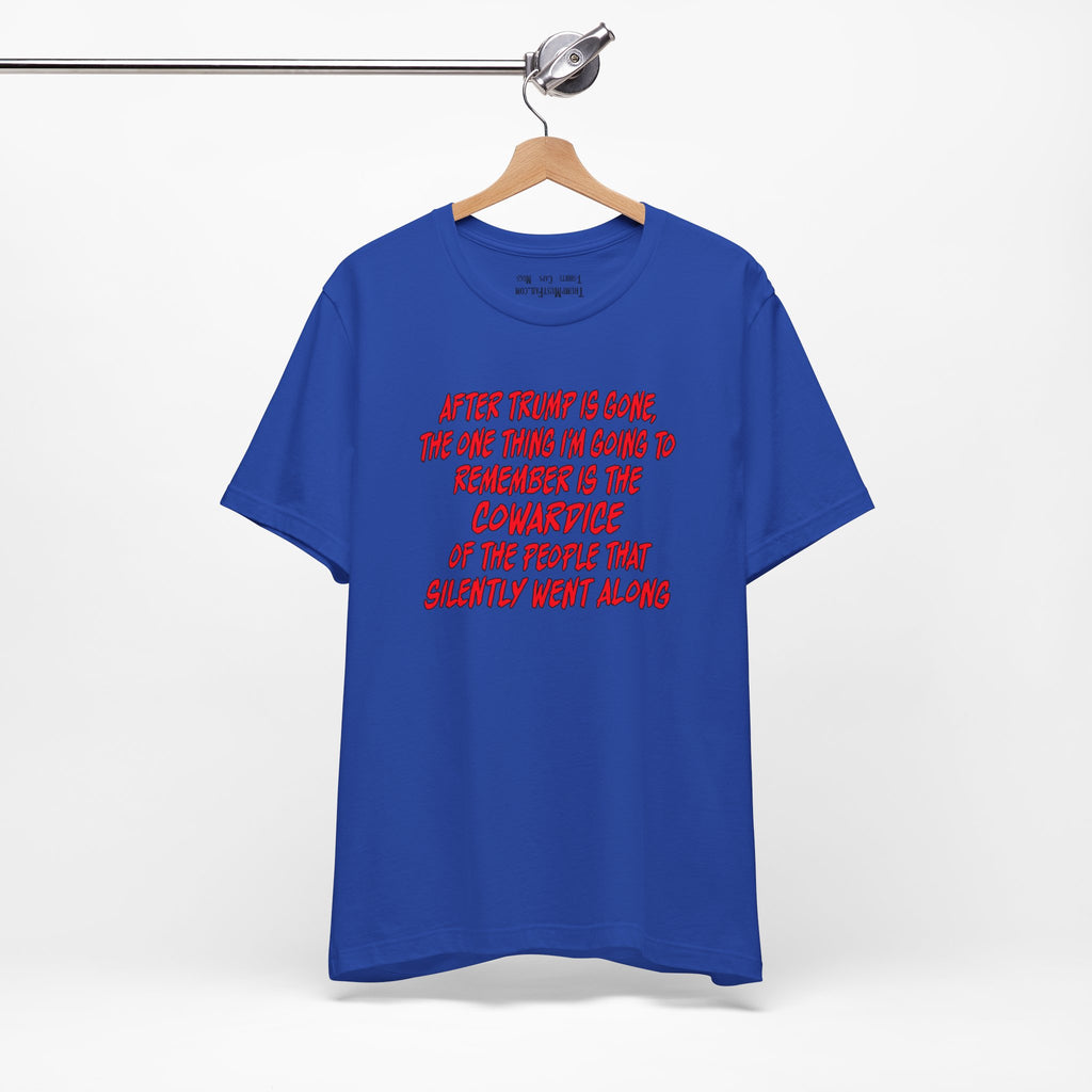 COWARDICE T-shirt/true royal