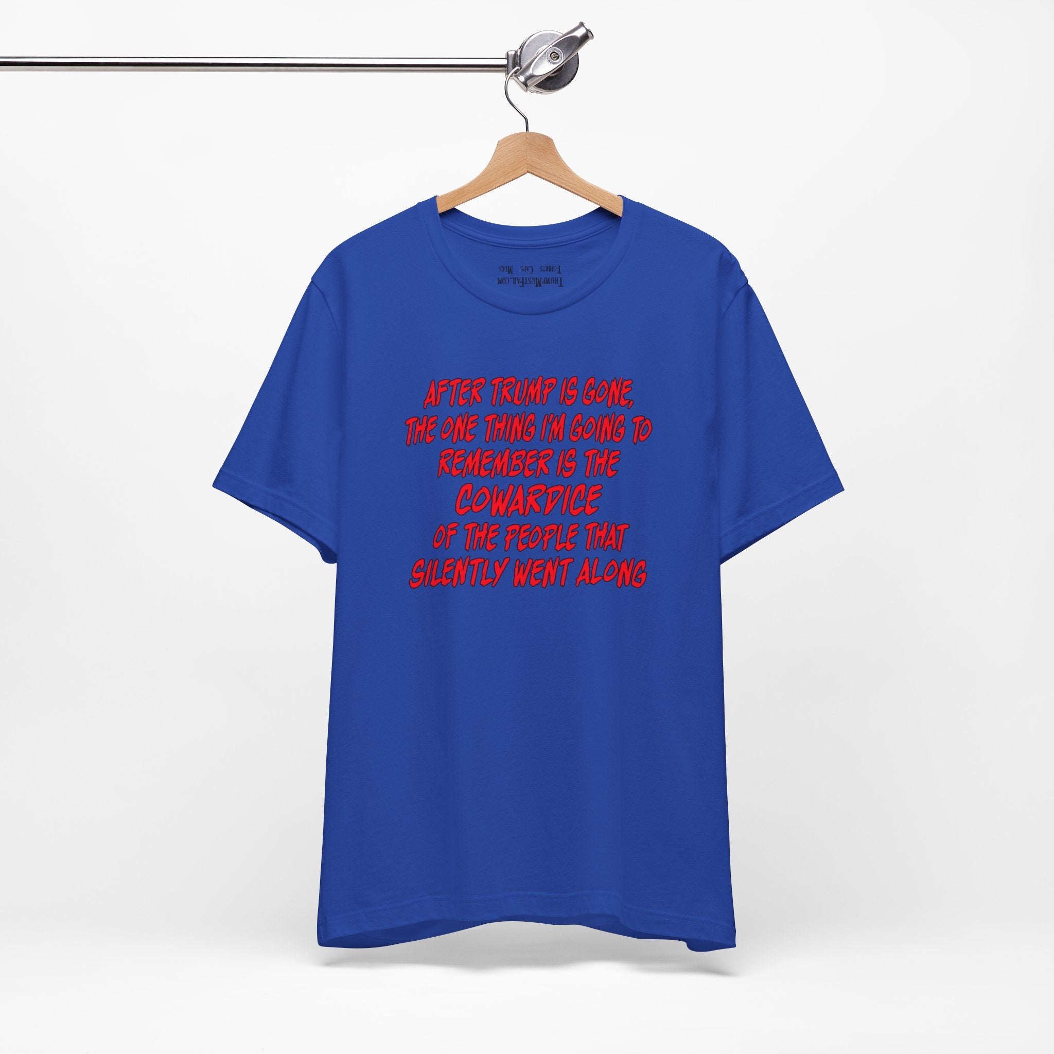COWARDICE T-shirt/true royal