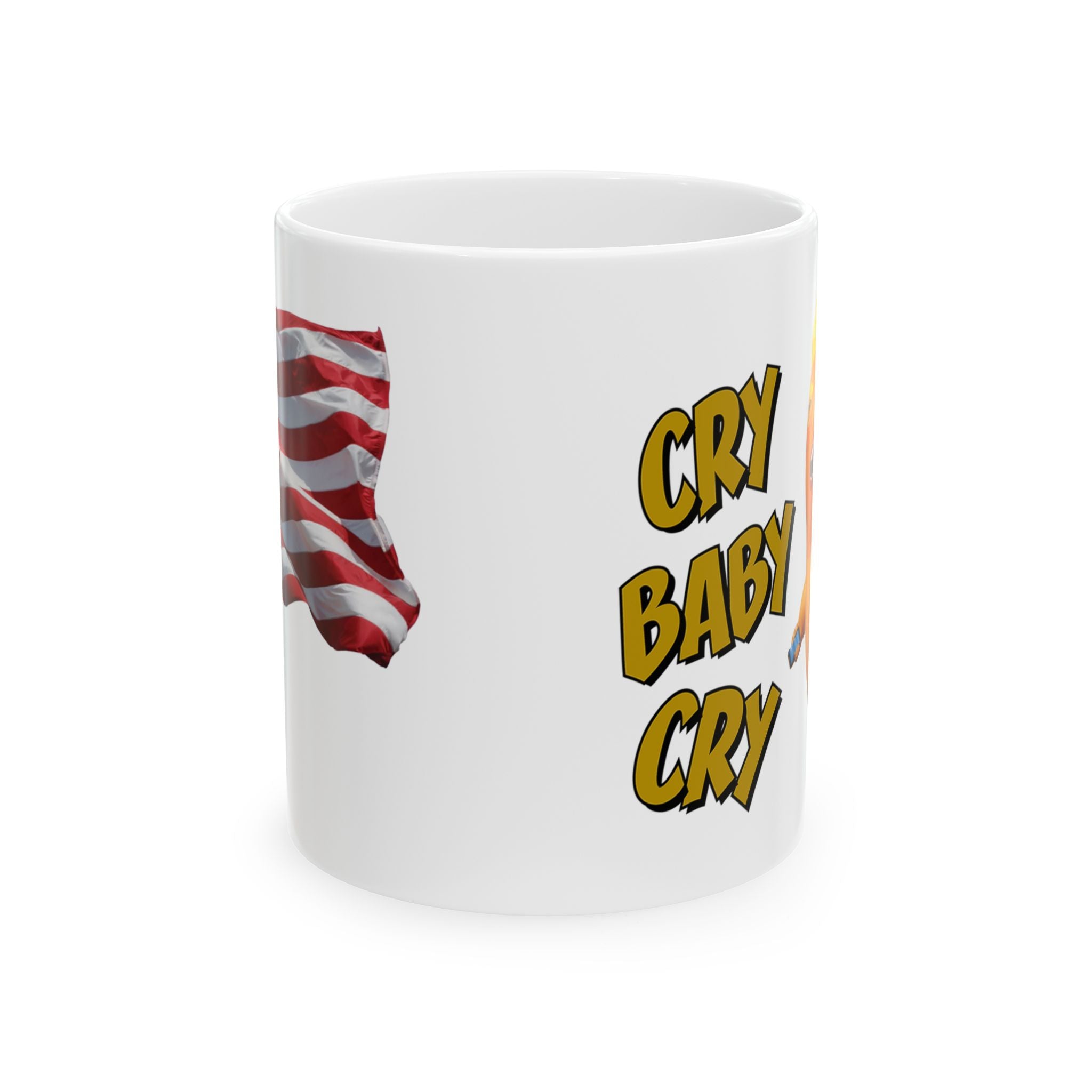 CRY BABY CRY CERAMIC MUG/WHITE