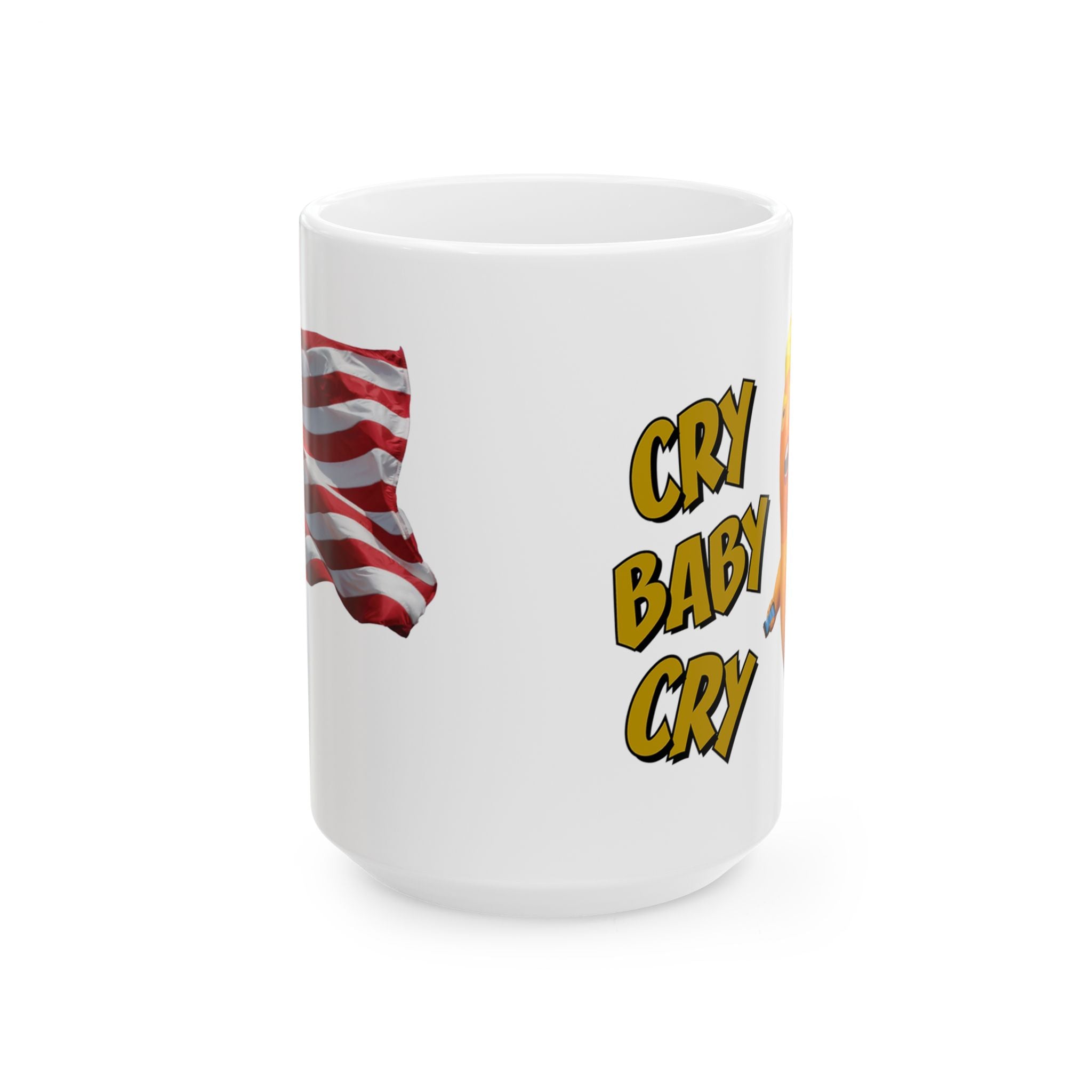 CRY BABY CRY CERAMIC MUG/WHITE