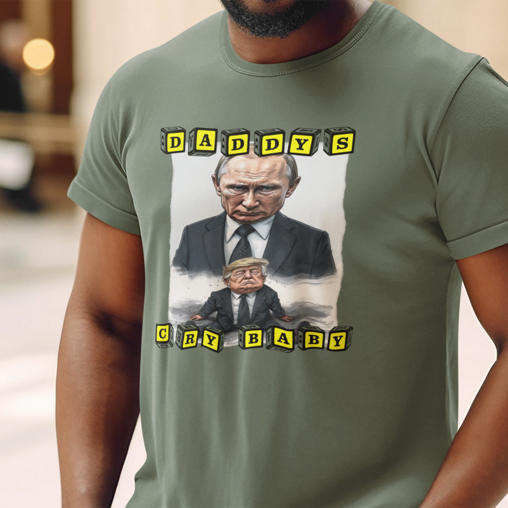 DADDY'S CRY BABY T-shirt military green