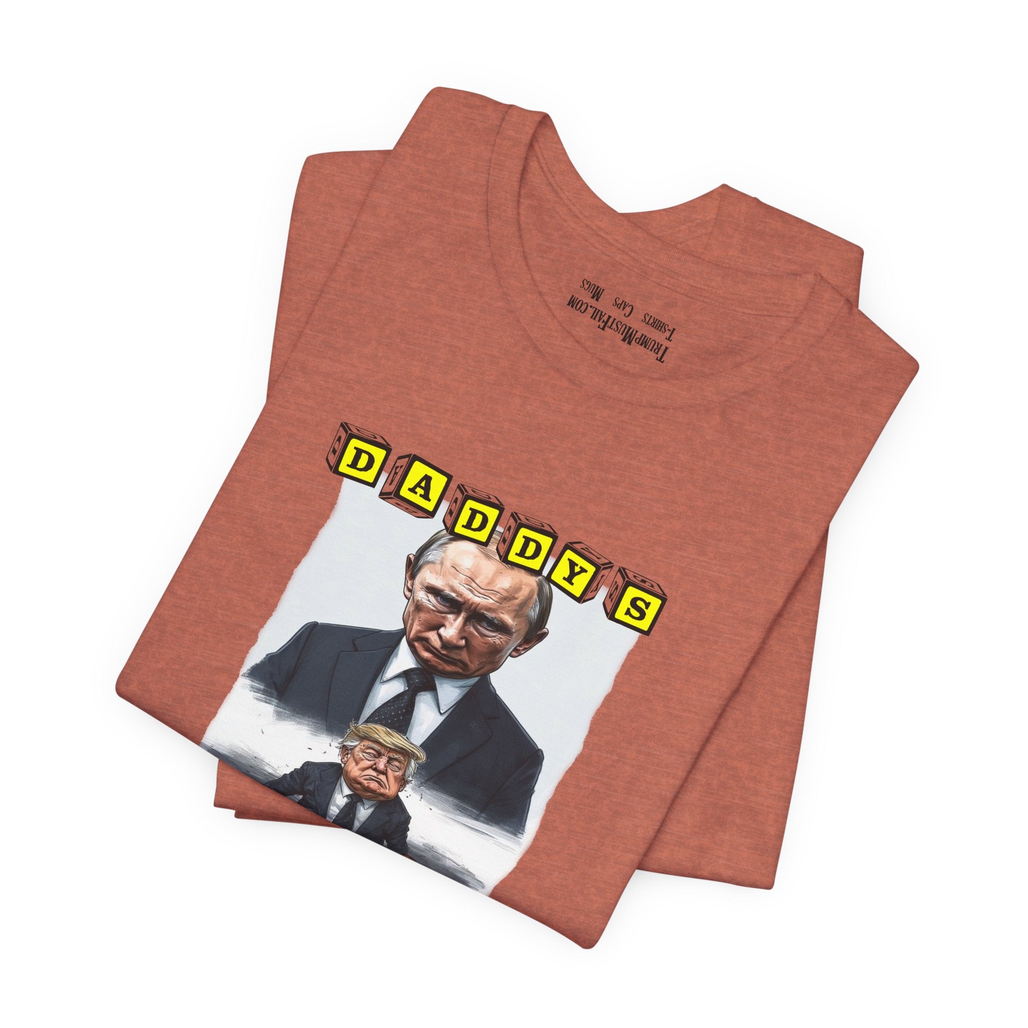 DADDY'S CRY BABY T-shirt/heather clay