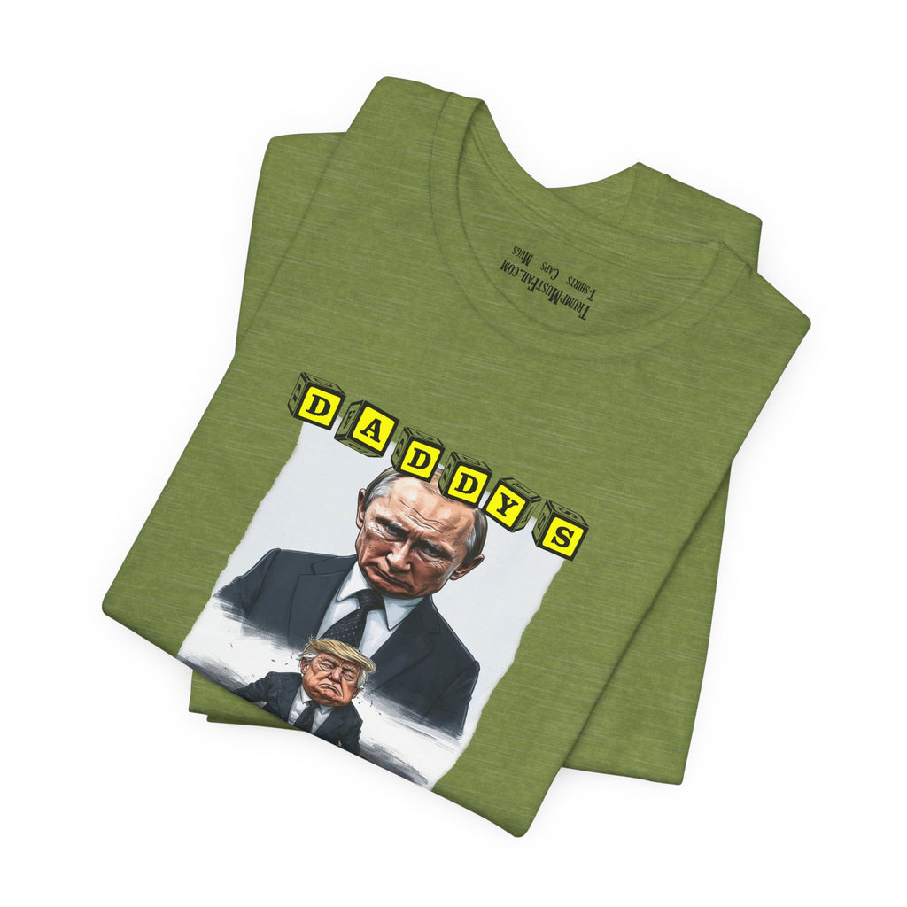 DADDY'S CRY BABY T-shirt/heather green