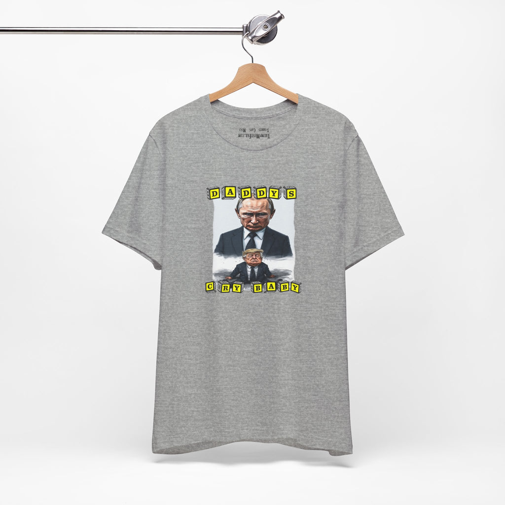 DADDY'S CRY BABY T-shirt/athletic heather