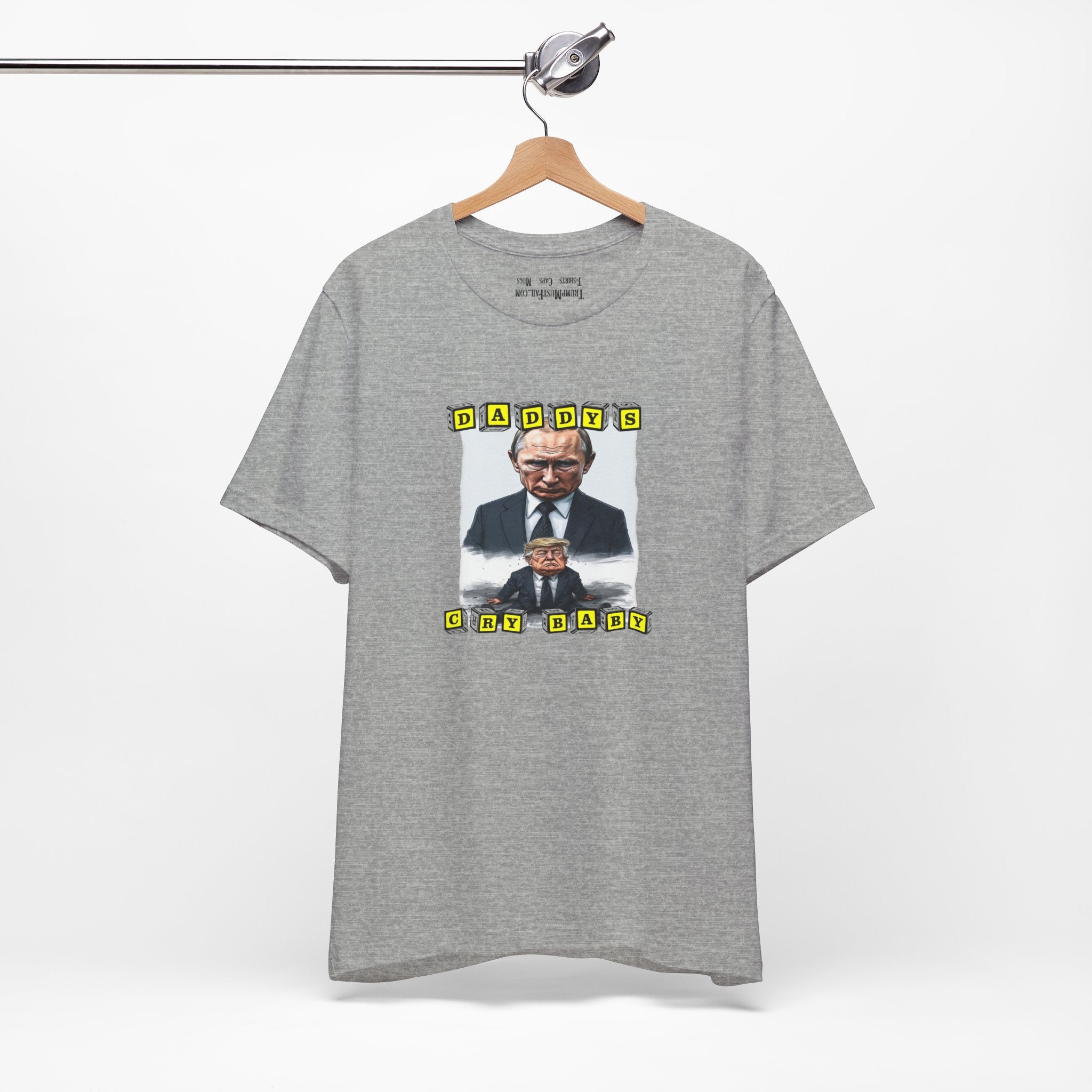 DADDY'S CRY BABY T-shirt/athletic heather