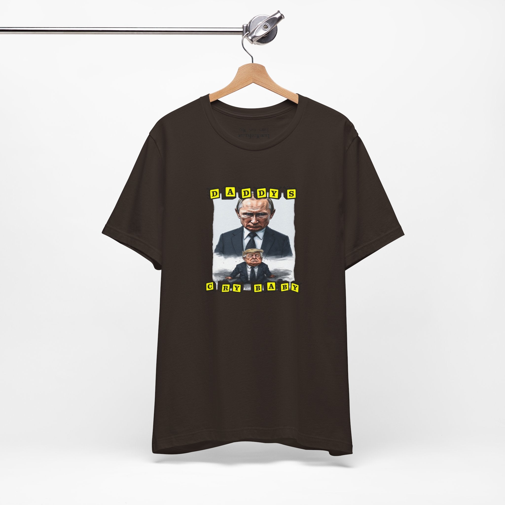 DADDY'S CRY BABY T-shirt/brown