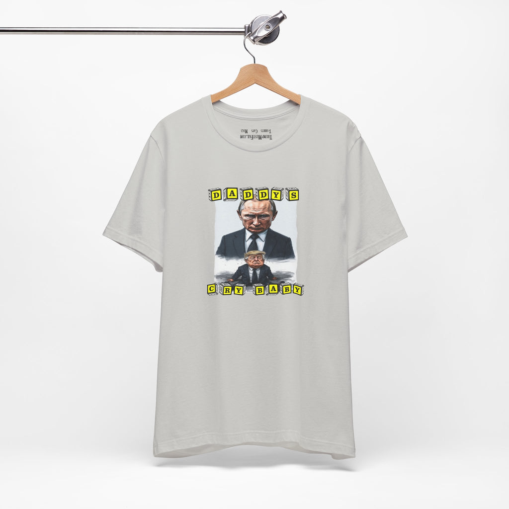 DADDY'S CRY BABY T-shirt/silver