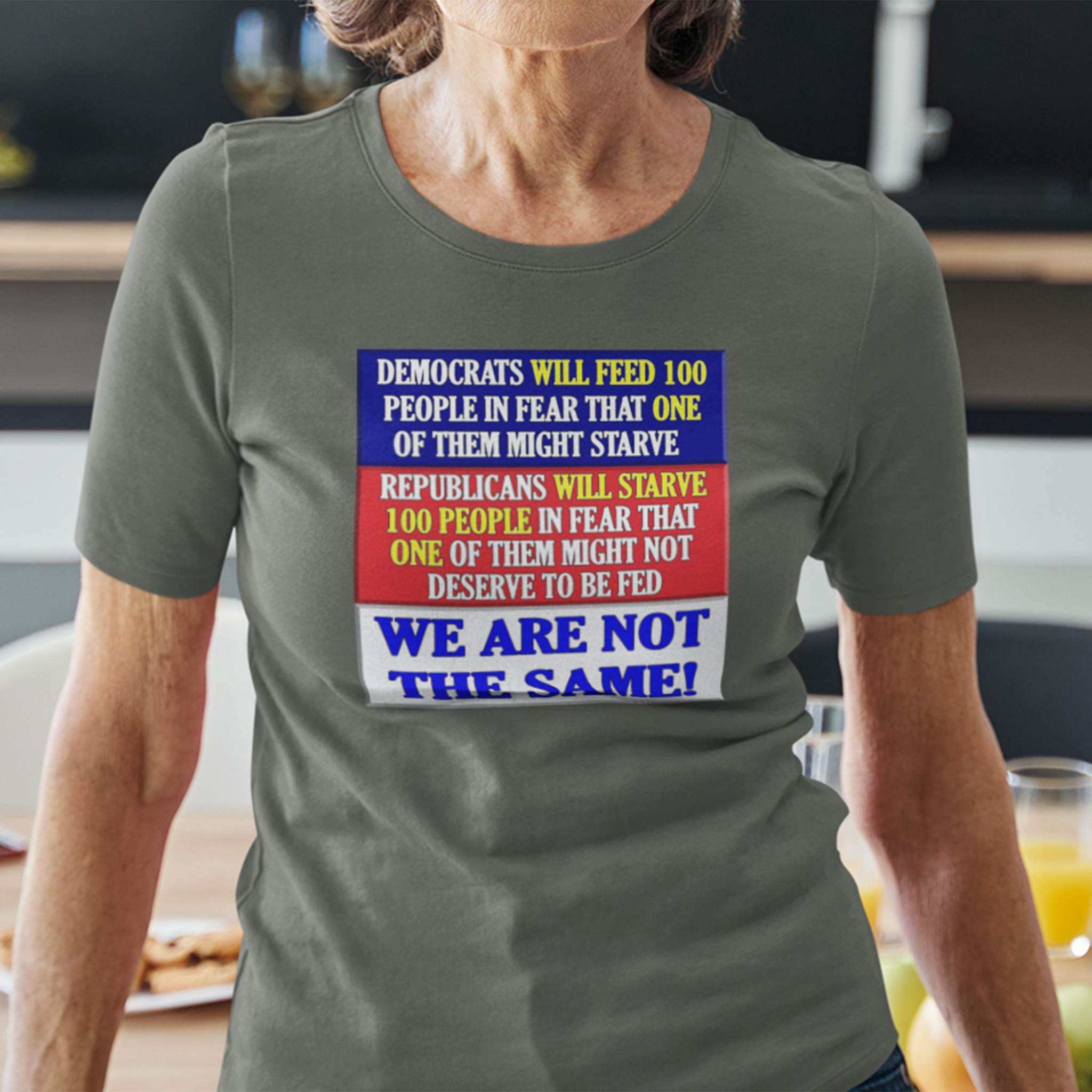 DEMOCRATS WILL FEED T-SHIRT/ARMY