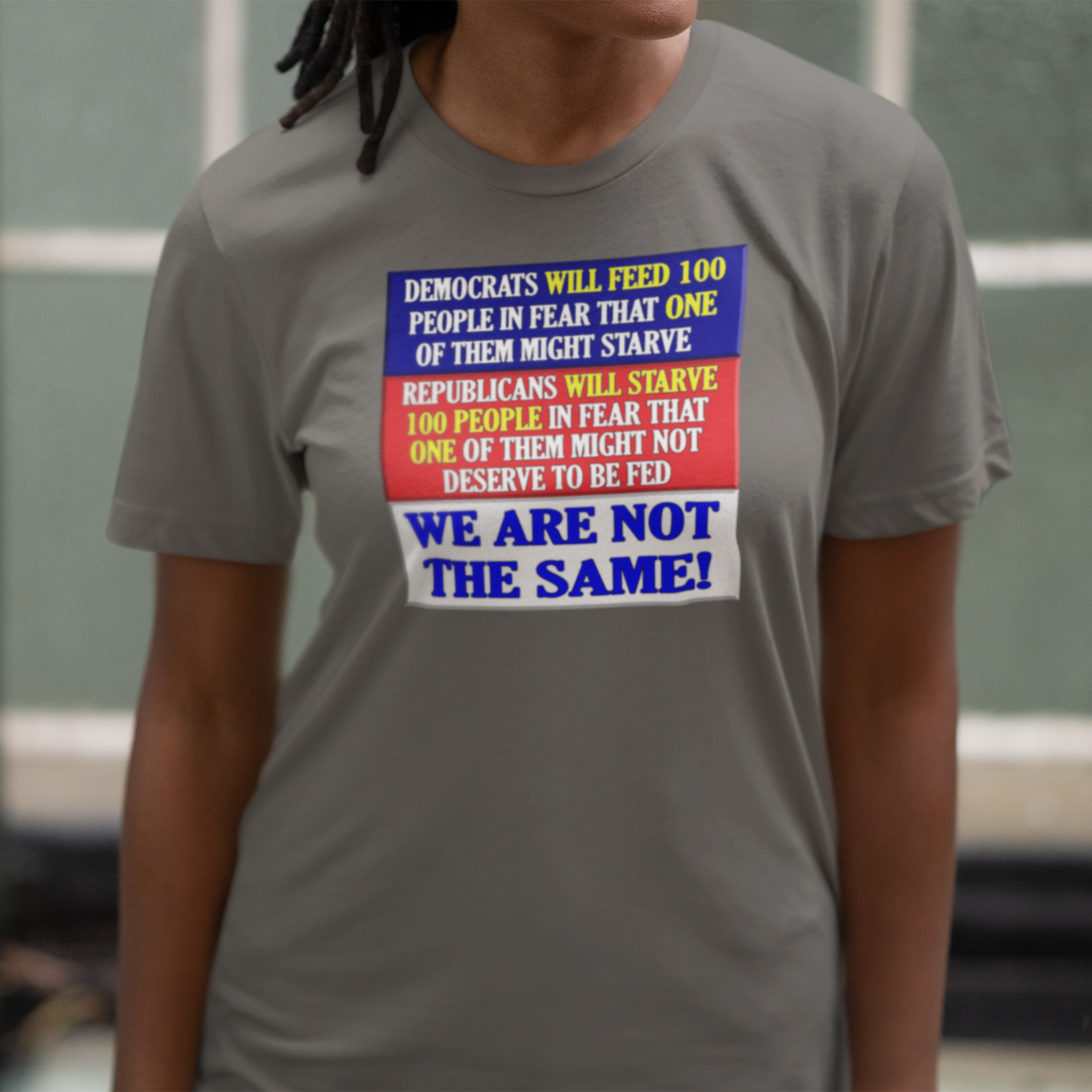 DEMOCRATS WILL FEED T-SHIRT/ASPHALT