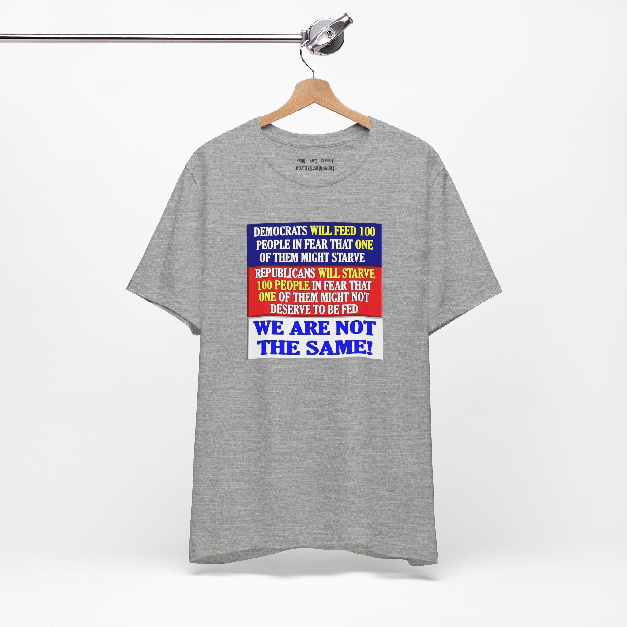 DEMOCRATS WILL FEED T-SHIRT/ATHLETIC HEATHER