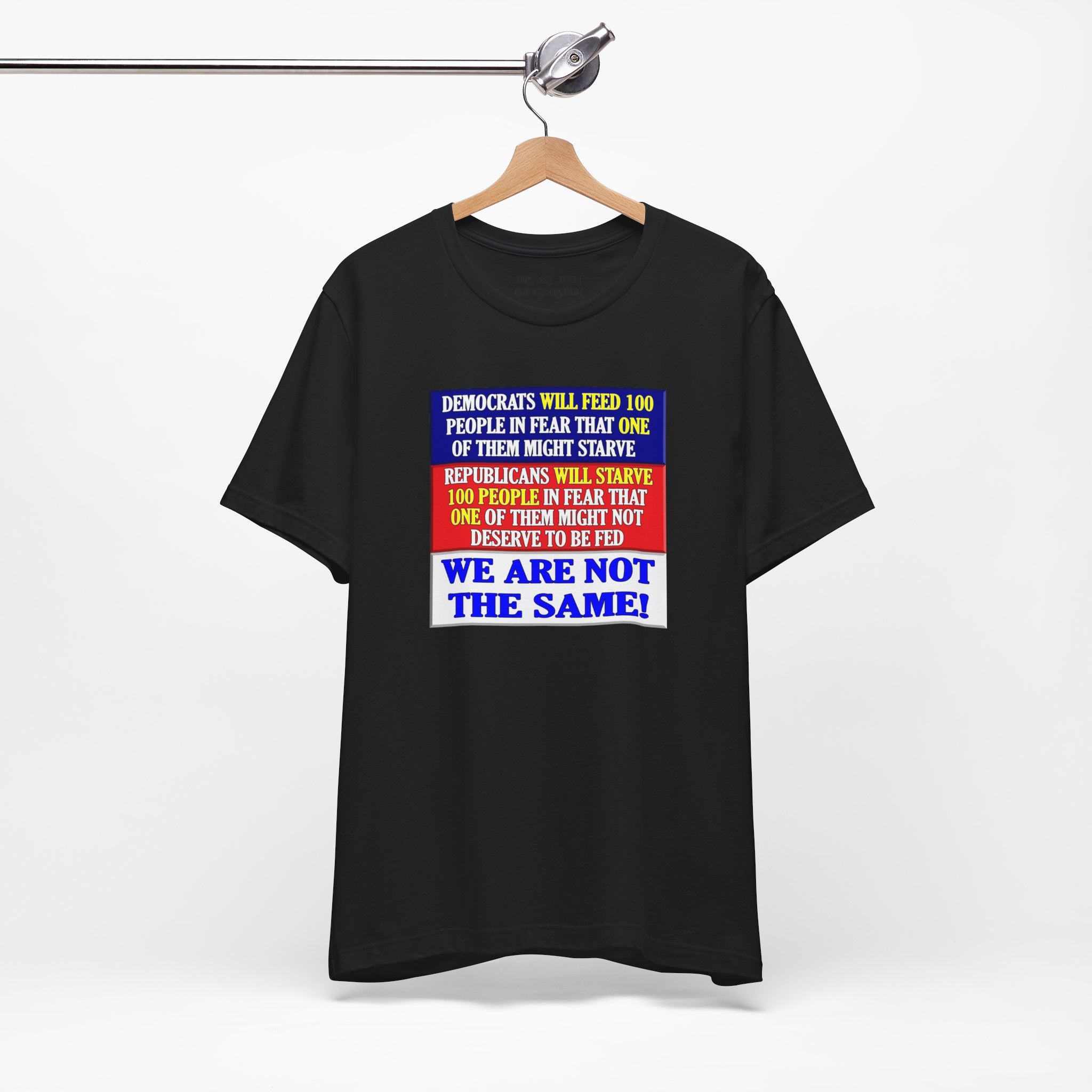 DEMOCRATS WILL FEED T-SHIRT/BLACK