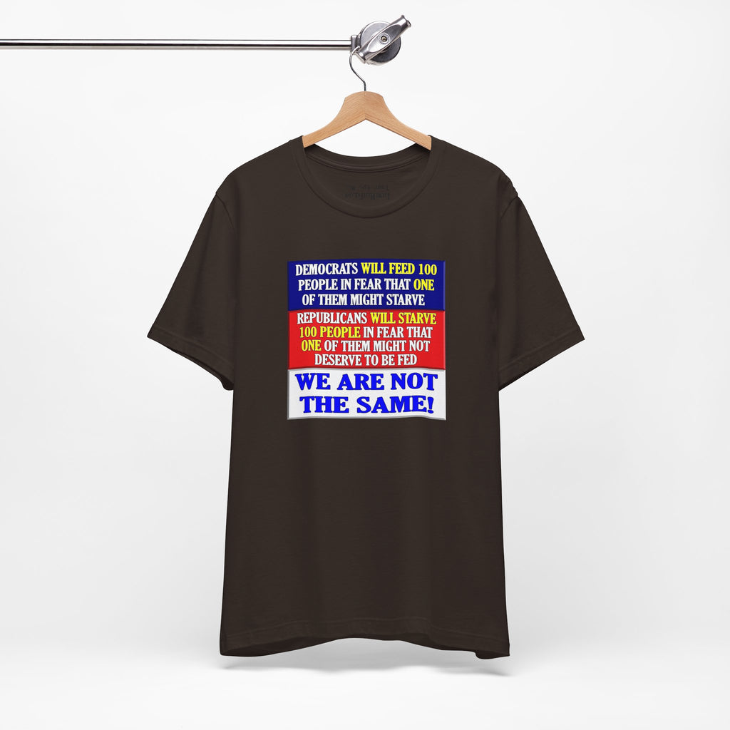 DEMOCRATS WILL FEED T-SHIRT/BROWN