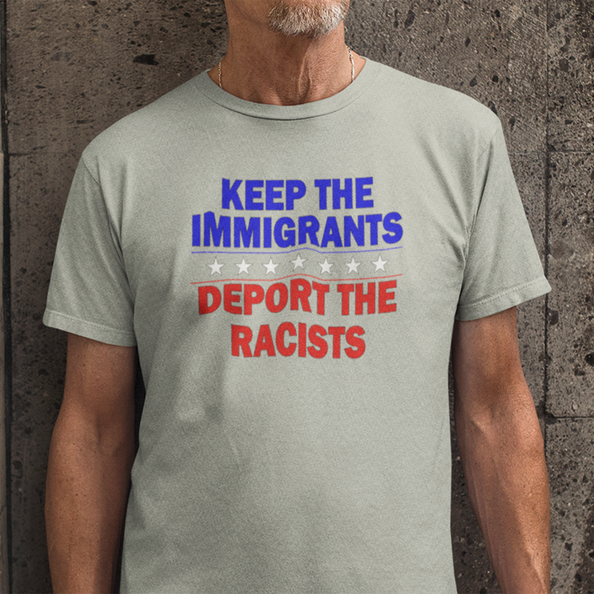 DEPOT THE RACIST T-SHIRT/ATHLETIC HEATHER