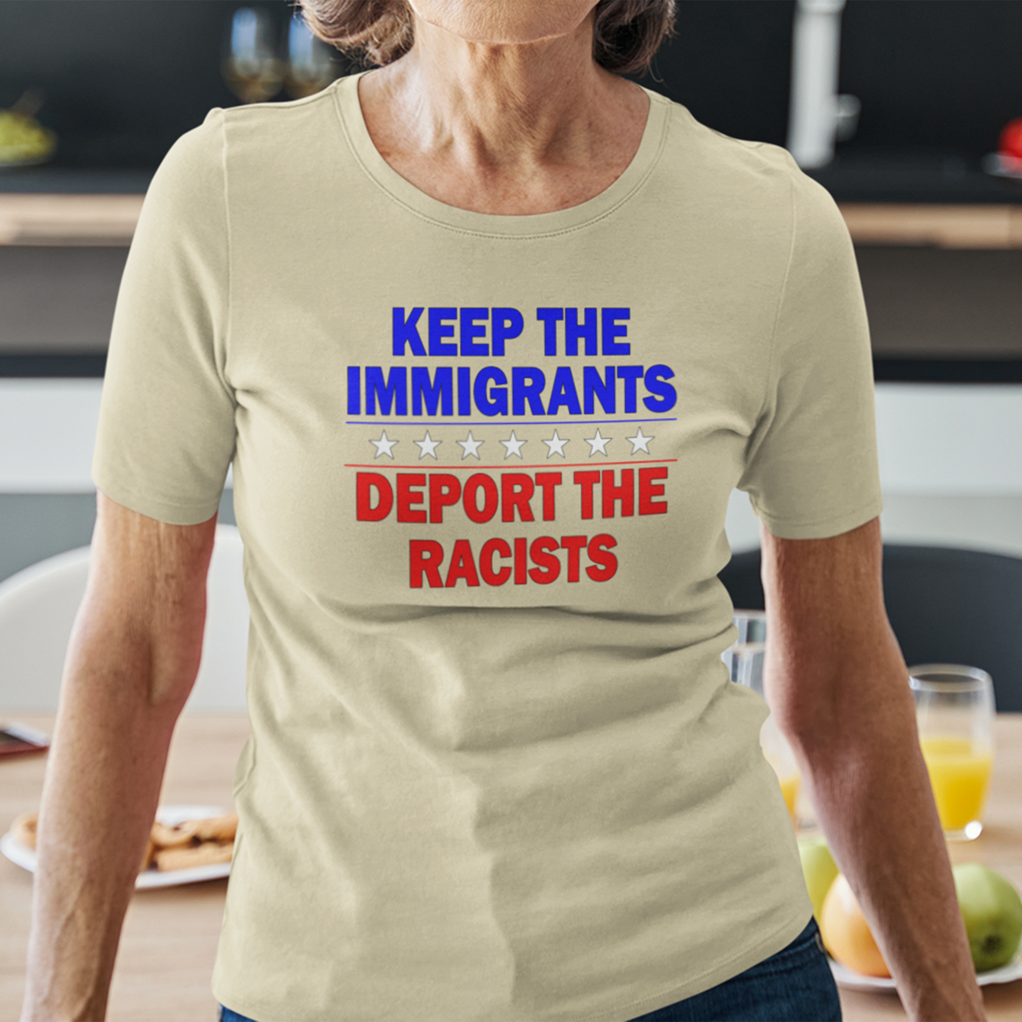 DEPOT THE RACIST T-SHIRT/NATURAL