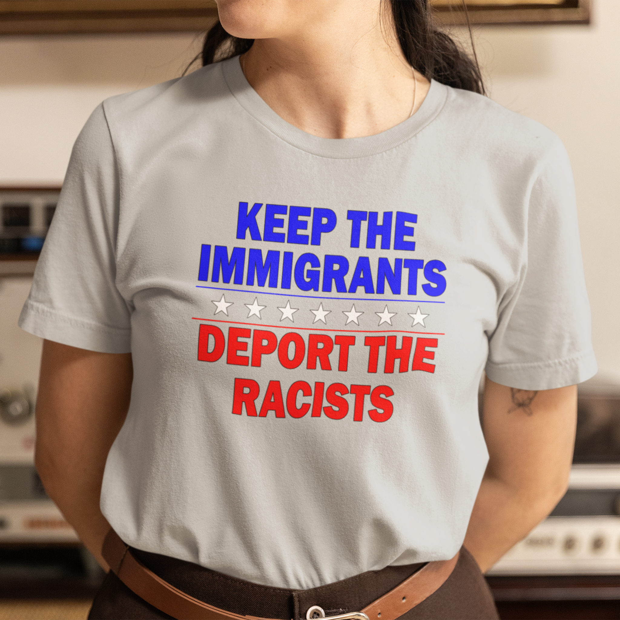 DEPOT THE RACIST T-SHIRT/SILVER