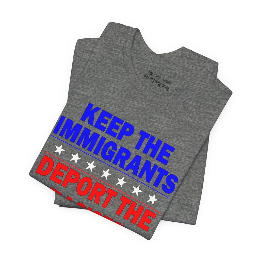 DEPOT THE RACIST T-SHIRT/DEEP HEATHER