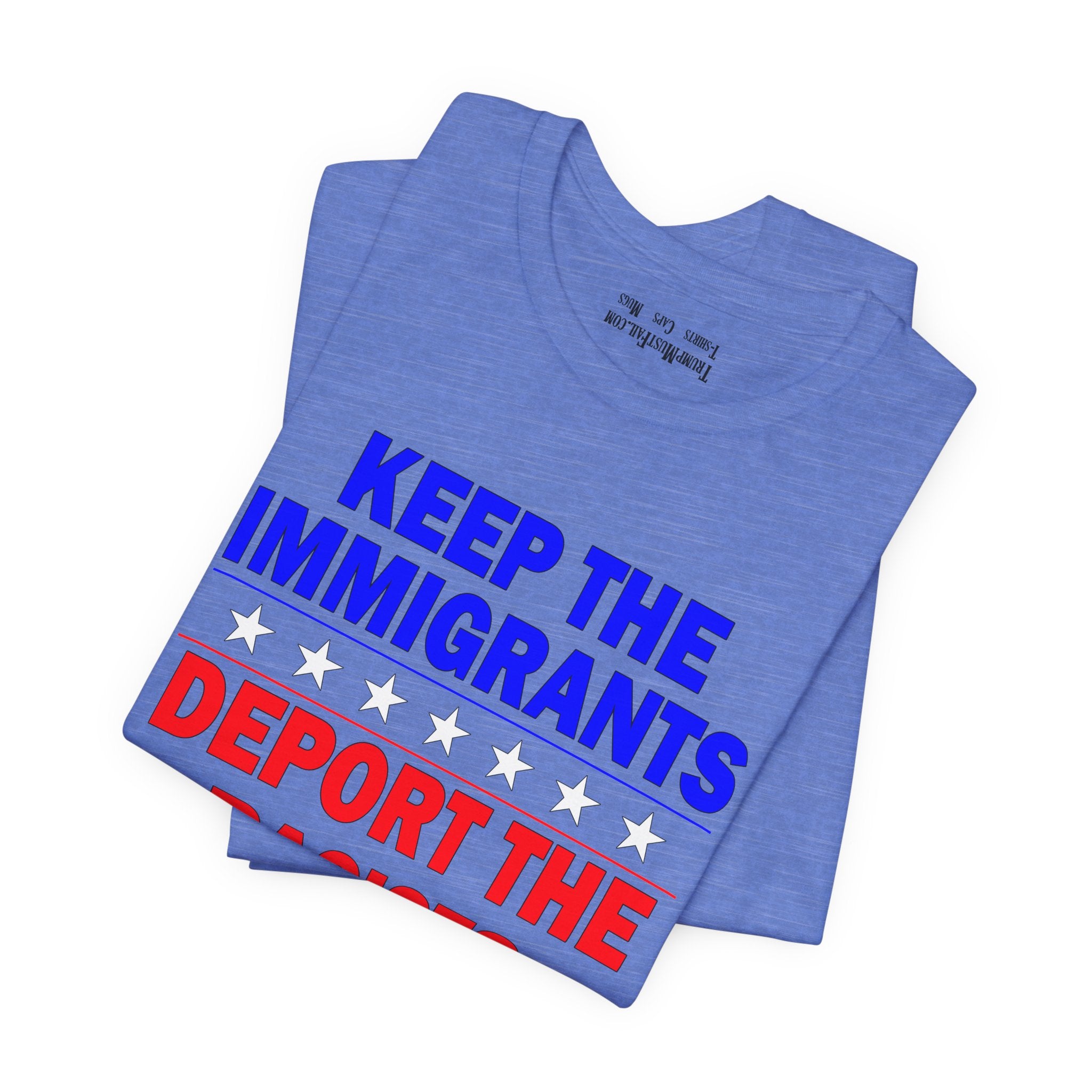 DEPOT THE RACIST T-SHIRT/HEATHER COLUMBIA BLUE