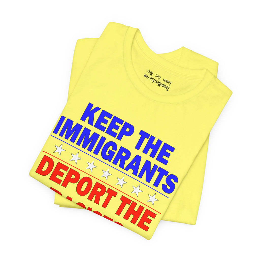 DEPOT THE RACIST T-SHIRT/YELLOW