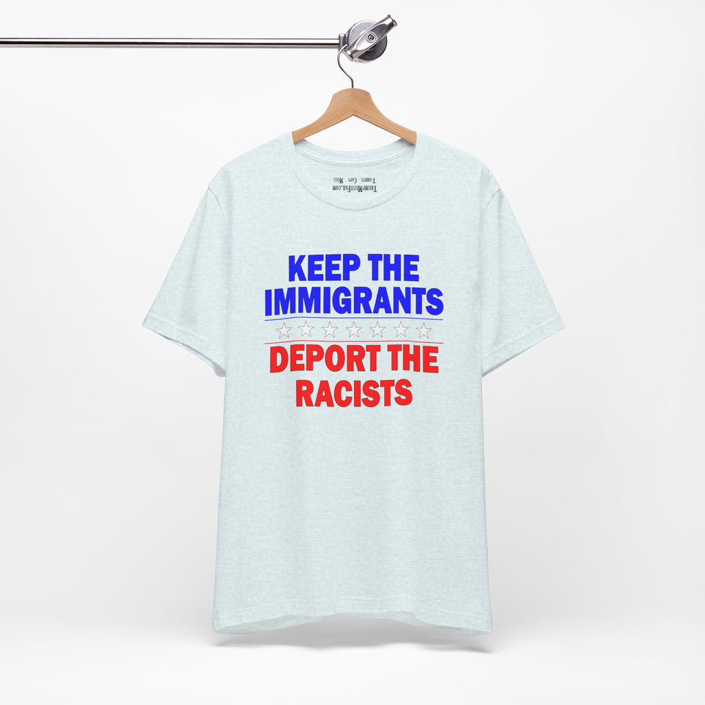 DEPOT THE RACIST T-SHIRT/HEATHER ICE BLUE