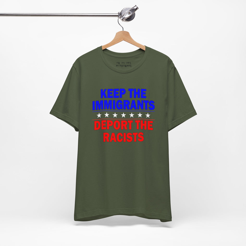 DEPOT THE RACIST T-SHIRT/MILITARY GREEN