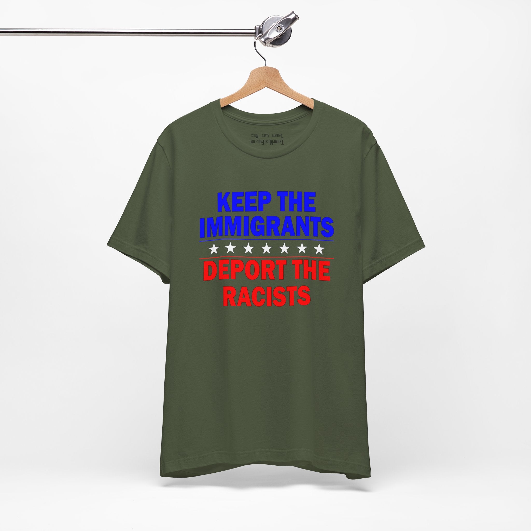 DEPOT THE RACIST T-SHIRT/MILITARY GREEN